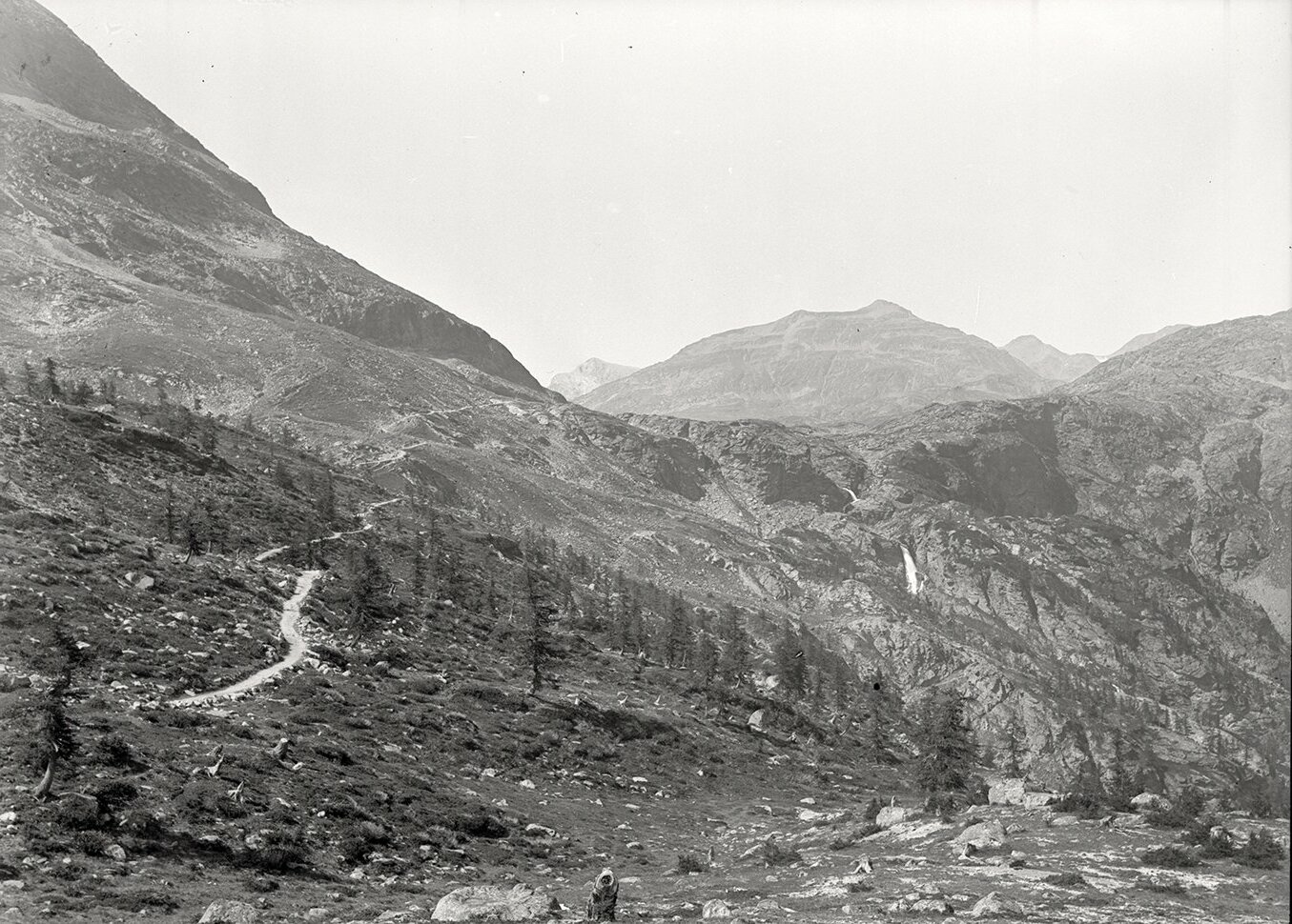 Wanderweg zwischen Lago Bianco und Alp Grüm (29.08.1895), 86173_o (DRM CC BY-NC-SA)