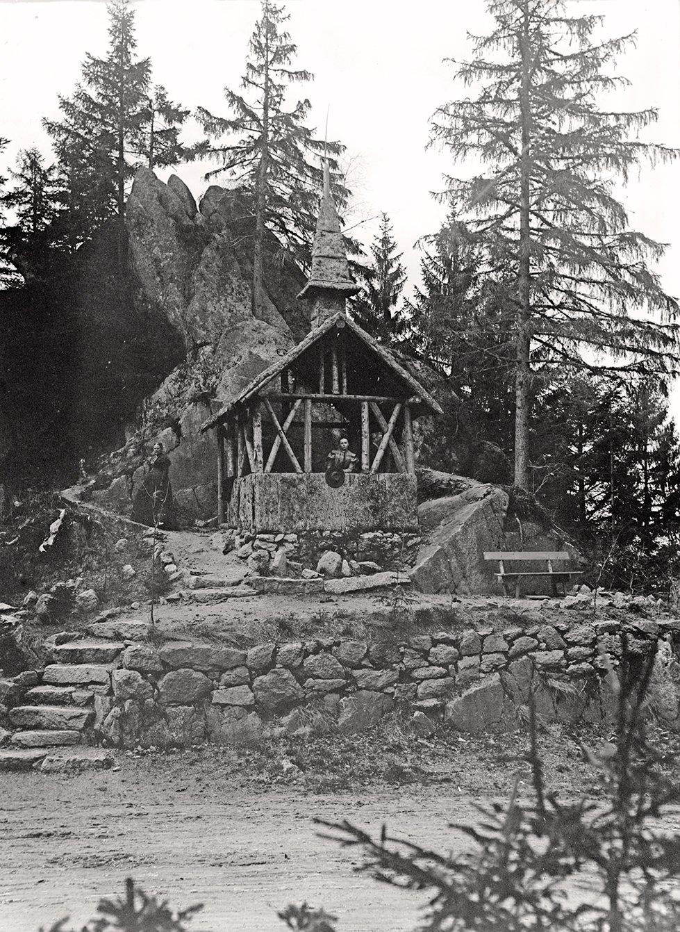 Kapelle am Wiedenfelsen im Schwarzwald (21.04.1898), 86480_o (DRM CC BY-NC-SA)