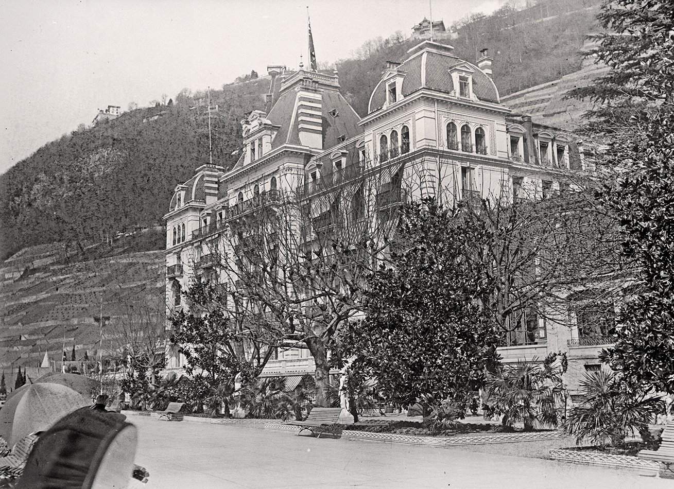 Grand Hotel Territet von der Terrasse aus (30.03.1898), 86458_o (DRM CC BY-NC-SA)