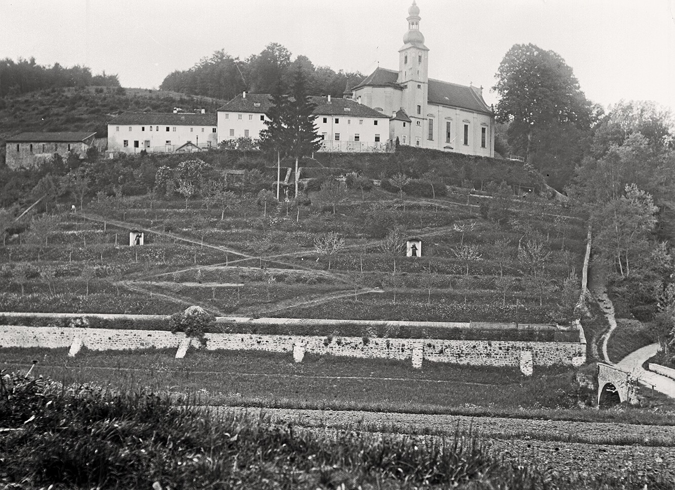 Kloster Mariabuchen bei Lohr am Main (Frühjahr 1899), 86525 gp_o (DRM CC BY-NC-SA)
