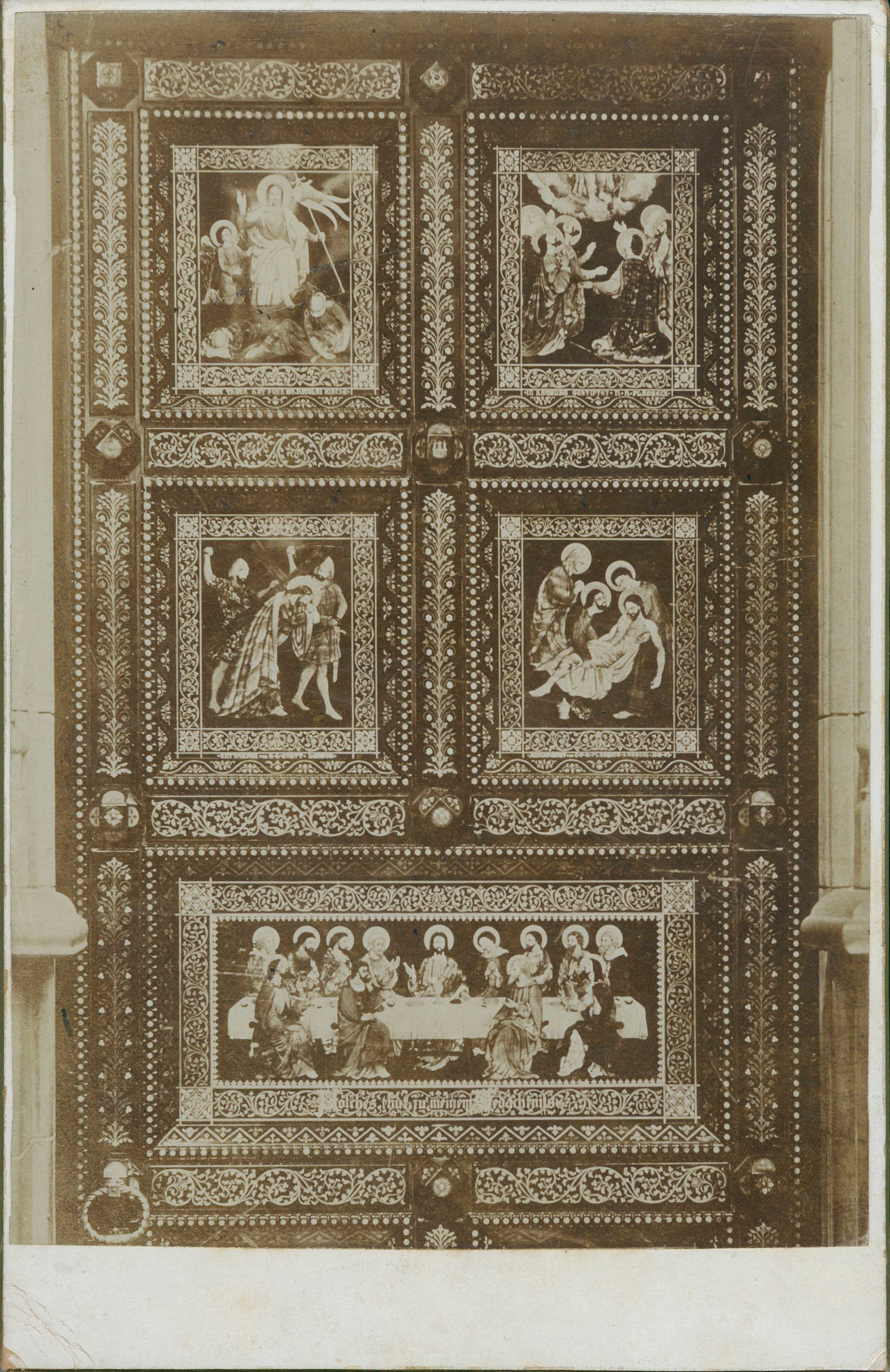 Türe zur Sakristei der Kirche St. Nikolai in Hamburg (1880-1900), 89532 p (DRM CC BY-NC-SA)