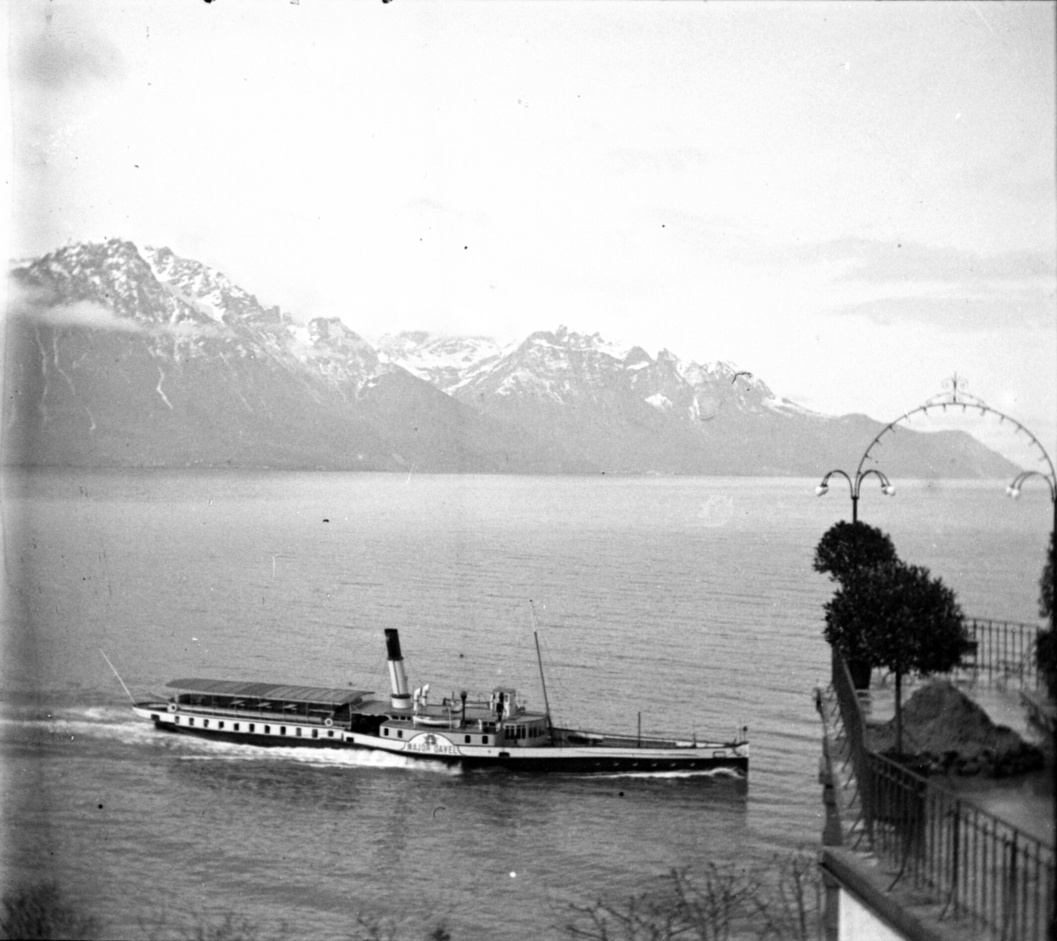 Dampfschiff "Major Davel" in Territet (Frühjahr 1901), 87019 sn L_o (DRM CC BY-NC-SA)
