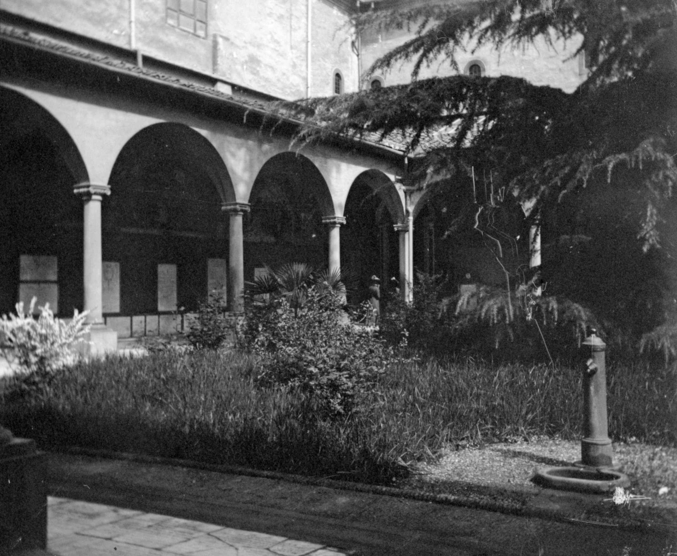 Kreuzgang im Museo San Marco in Florenz (März/April 1902), 87158 sn R_o (DRM CC BY-NC-SA)