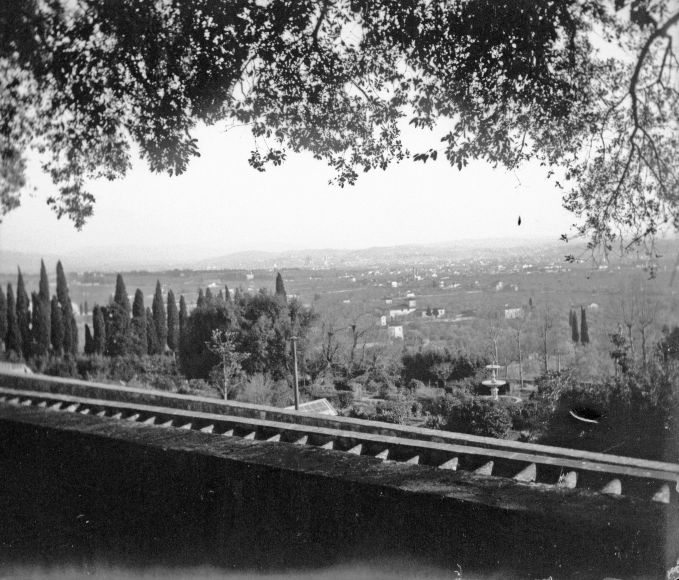 Aussicht von der Villa La Petraia bei Florenz (März/April 1902), 87162 sn R_o (DRM CC BY-NC-SA)