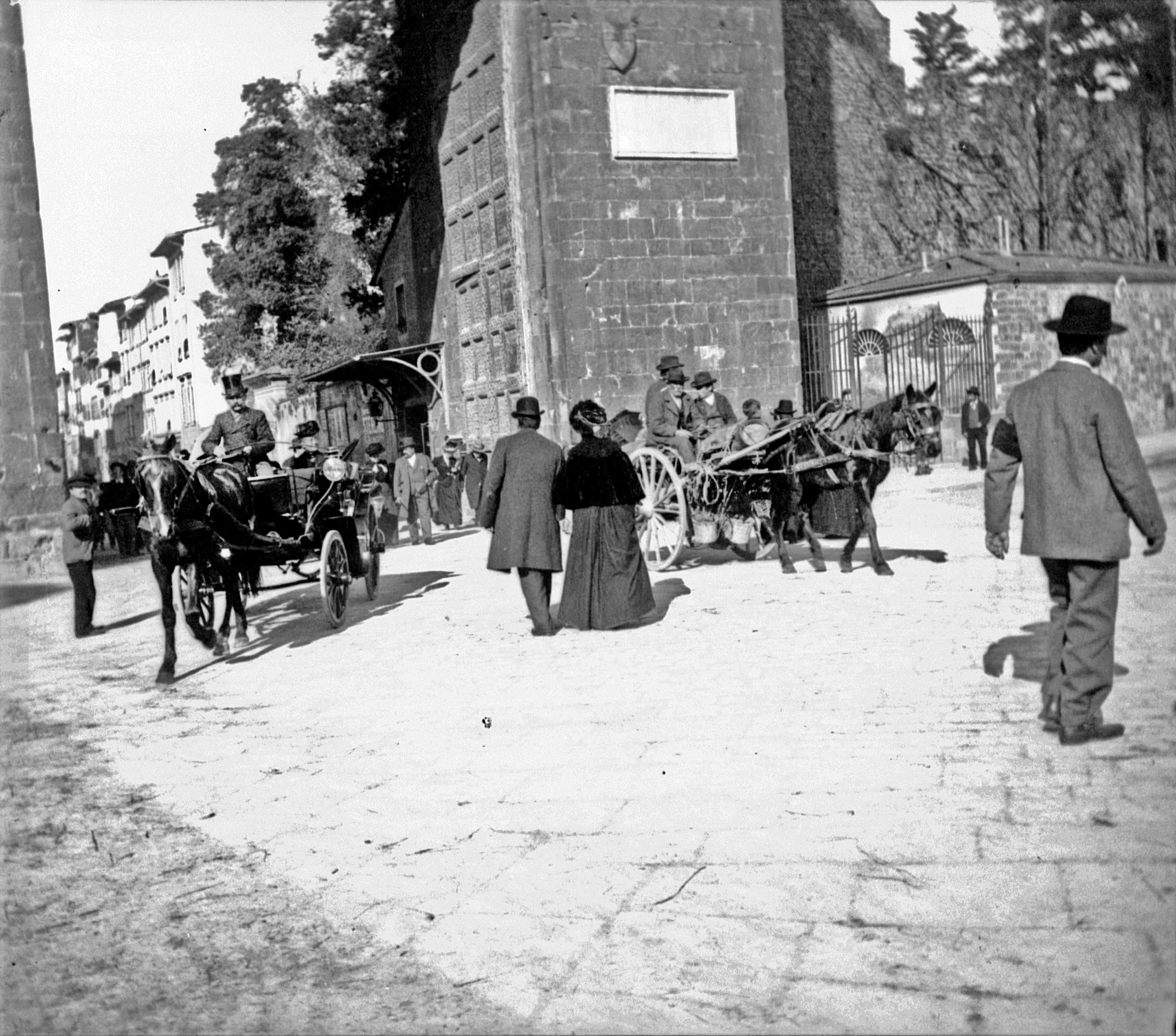 Porta Romana in Florenz (März/April 1902), 87179 sn L_o (DRM CC BY-NC-SA)