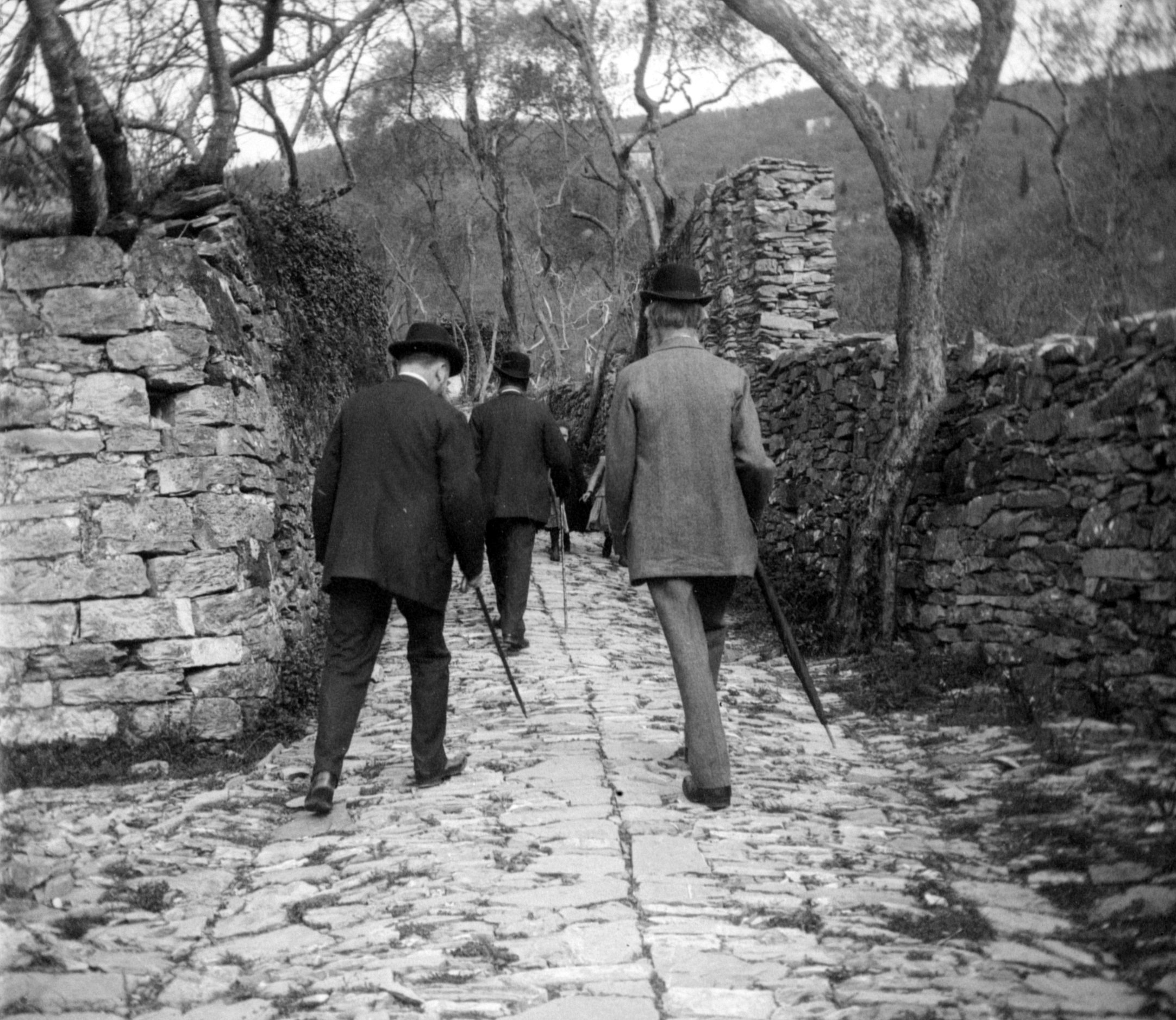 Spaziergänger bei Santa Margherita Ligure (März/April 1903), 87301 sn L_o (DRM CC BY-NC-SA)