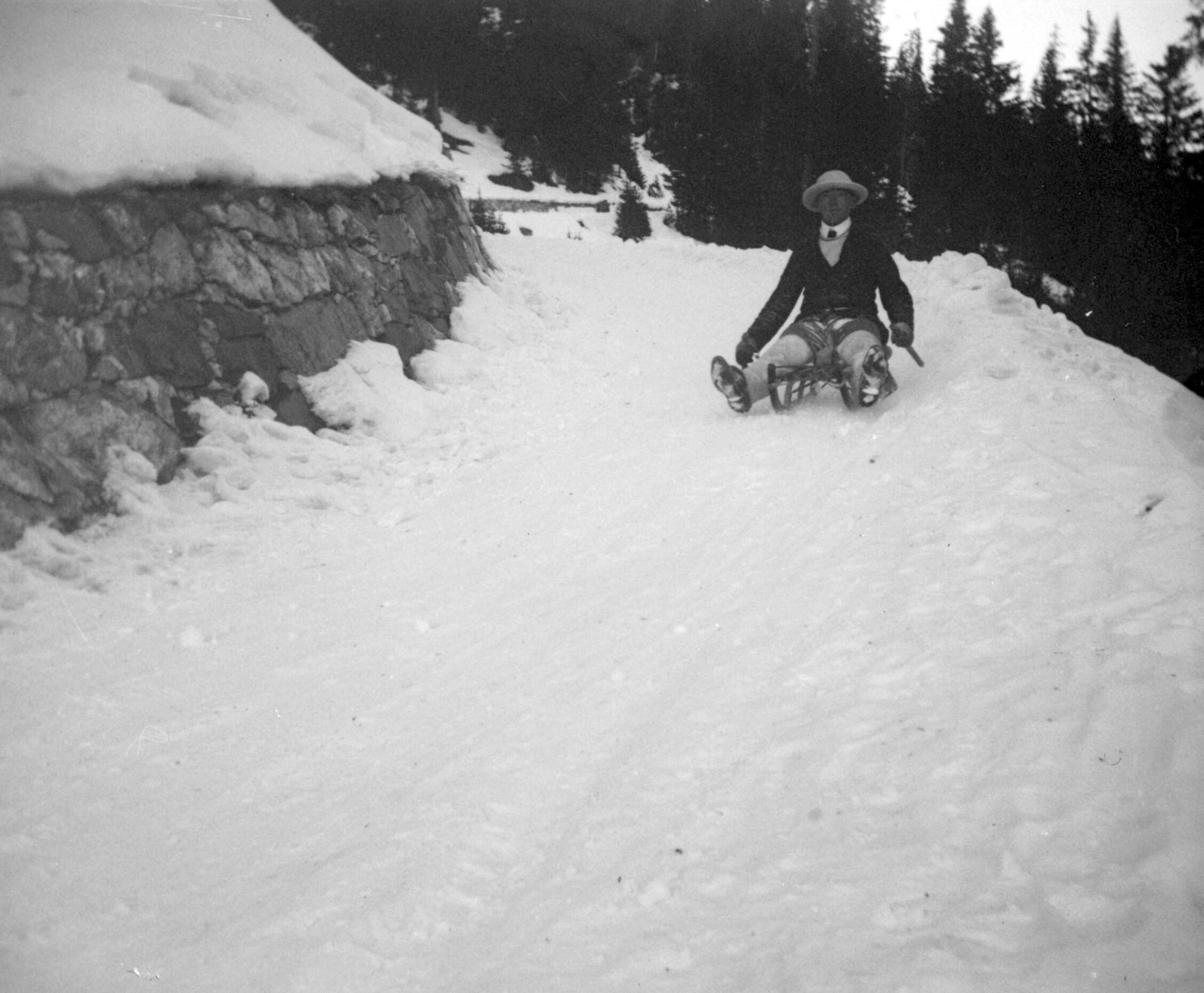 Schatzalp-Schlittelbahn in Davos (Dezember 1903-Januar 1904), 87466 sn R (DRM CC BY-NC-SA)