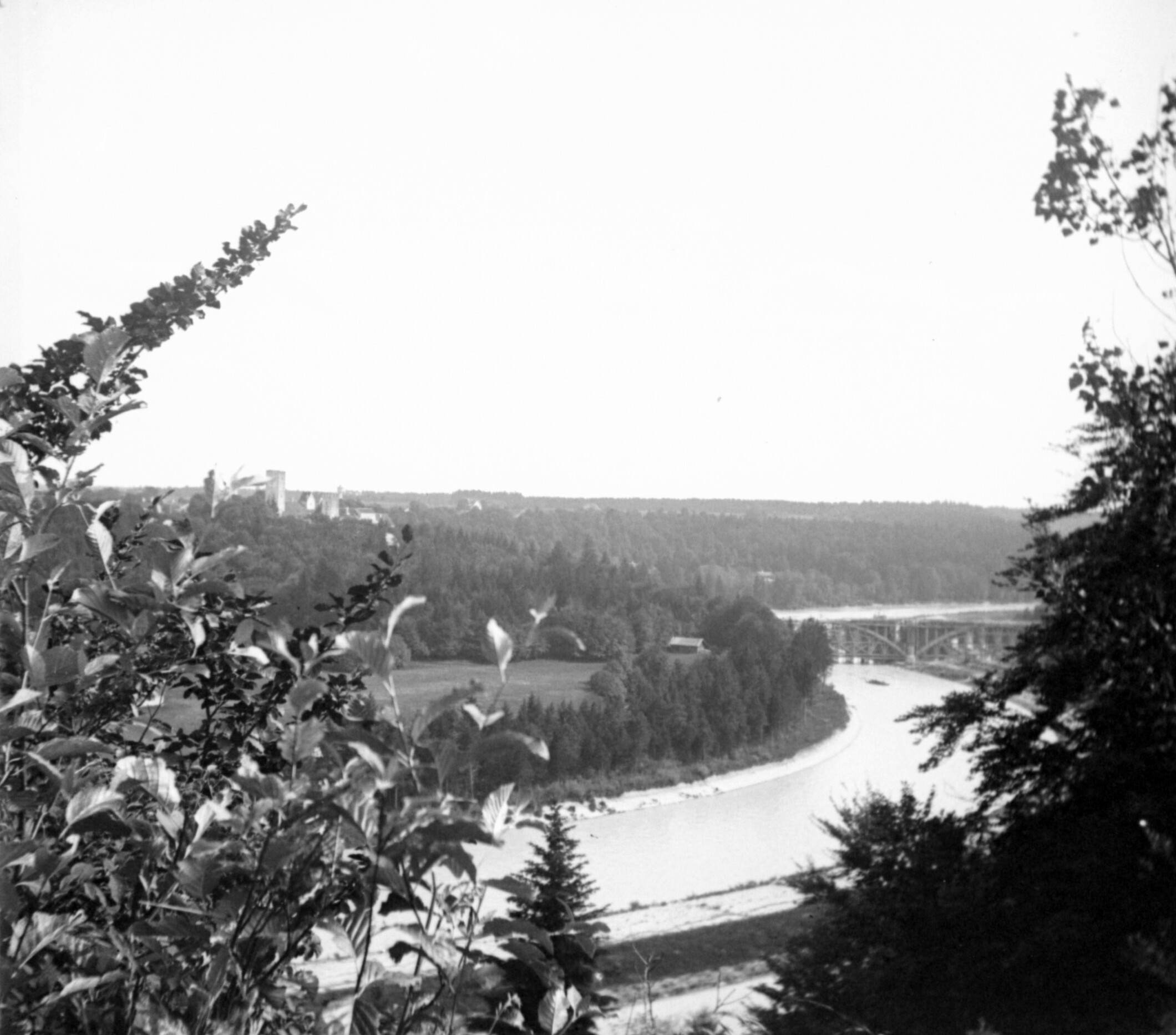 Grünwalder Brücke im Bau (Sommer 1904), 87543 sn L (DRM CC BY-NC-SA)