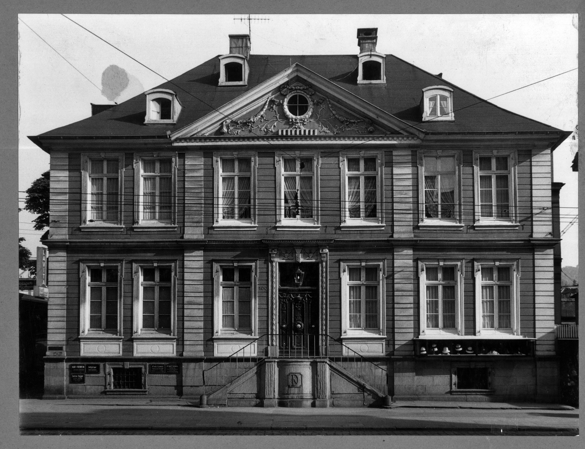 Altbergisches Haus in der Berliner Straße in Wuppertal-Barmen ((C) Sammlung Bergischer Geschichtsverein e.V. CC BY-NC)