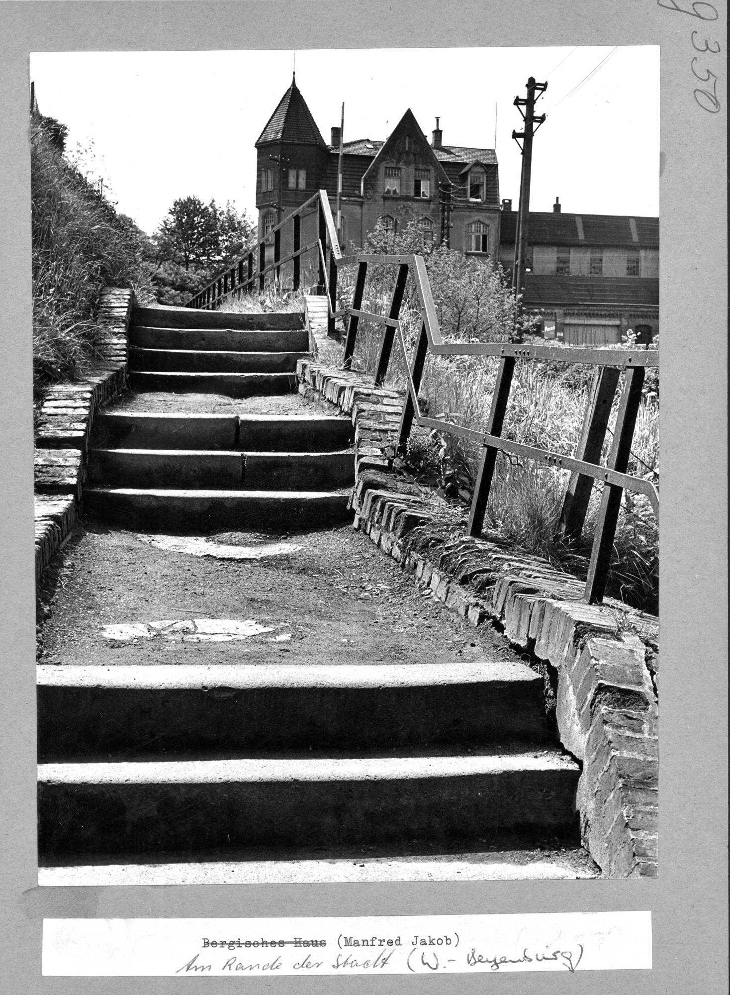 Treppe am Rande von Wuppertal Beyenburg zur Beyenburger Oberstadt ((C) Sammlung Bergischer Geschichtsverein e.V. CC BY-NC)