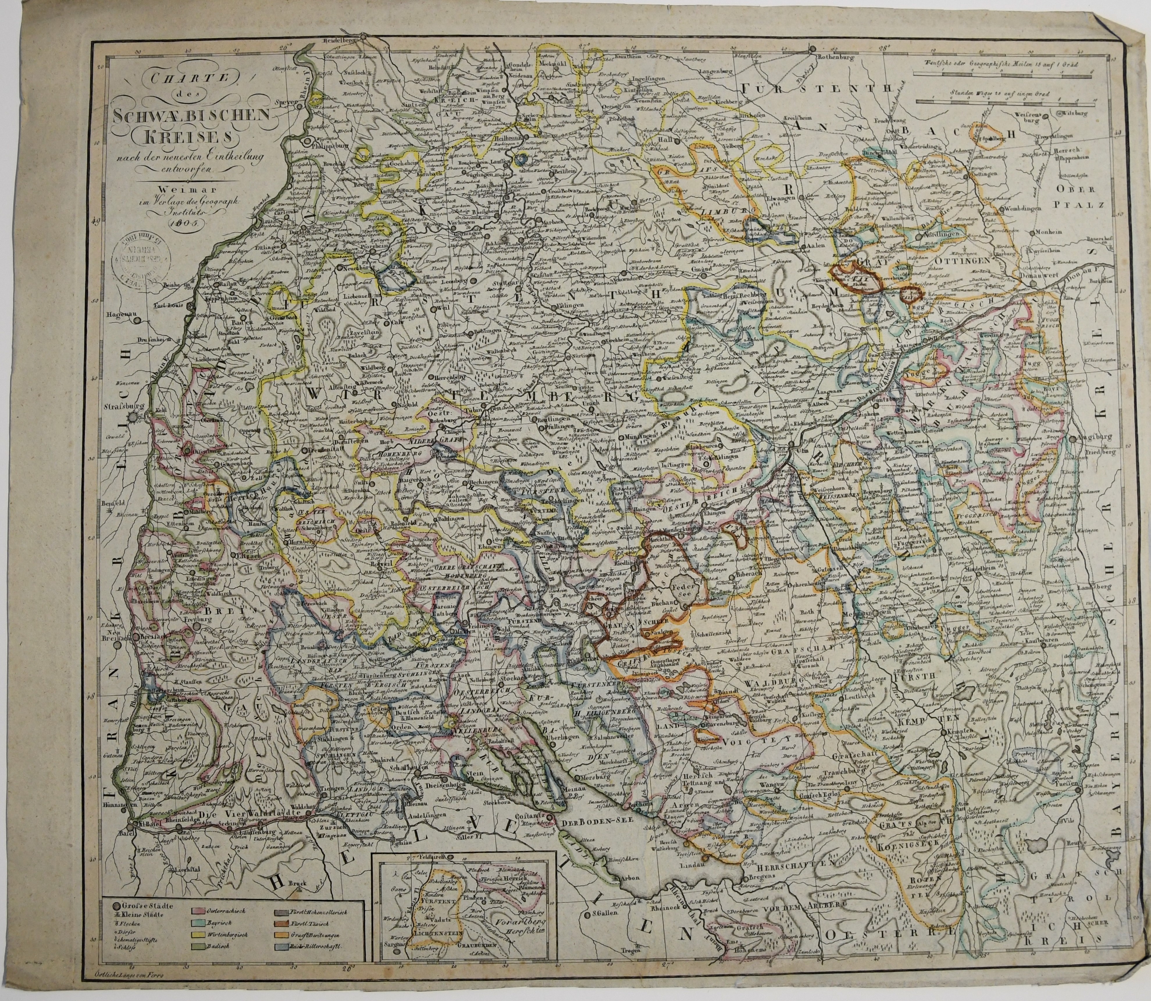 Charte des schwaebischen Kreises ((C) Sammlung Bergischer Geschichtsverein e.V. CC BY-NC)