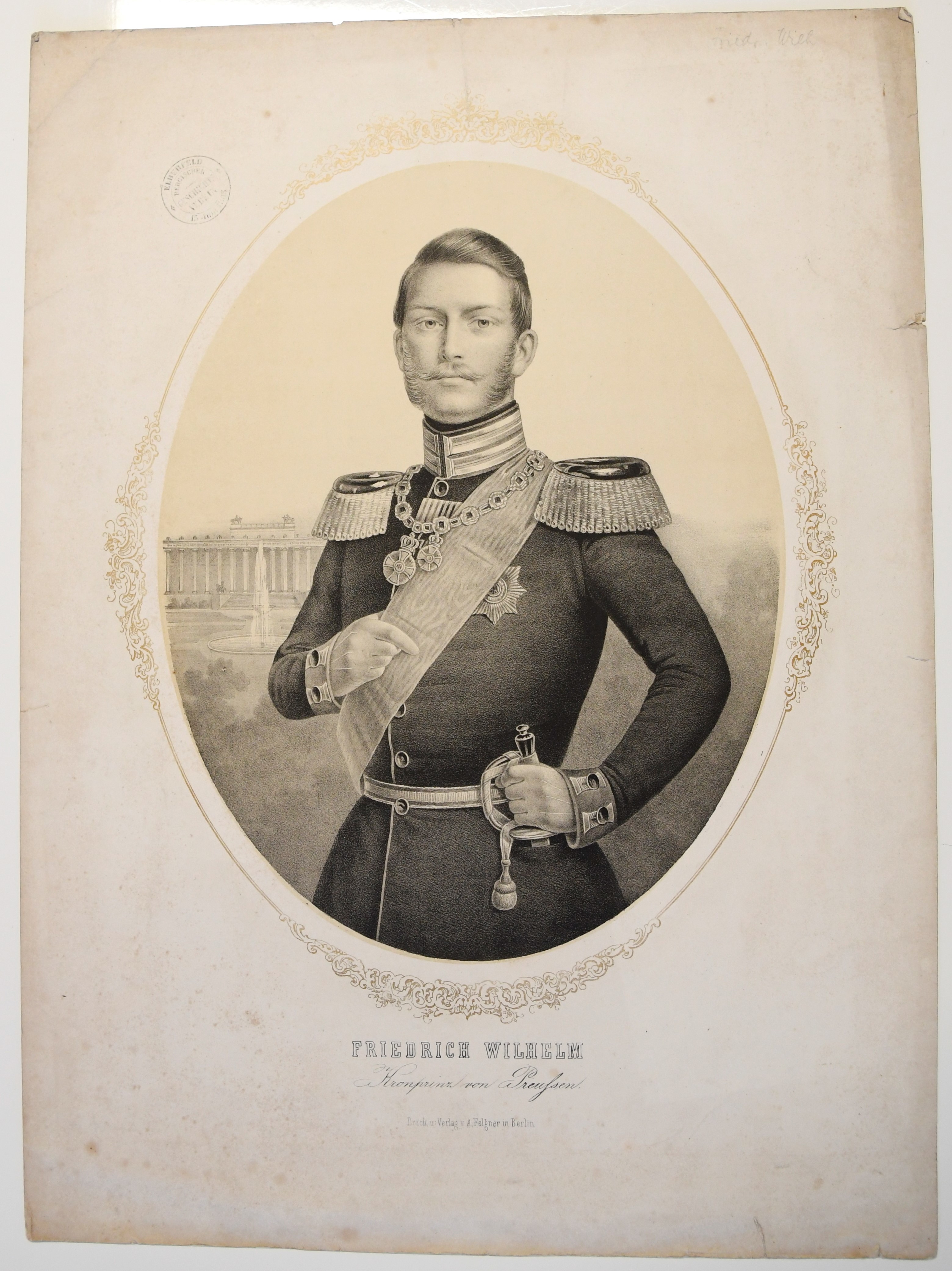 Friedrich Wilhelm, Kronprinz von Preussen ((C) Sammlung Bergischer Geschichtsverein e.V. CC BY-NC)