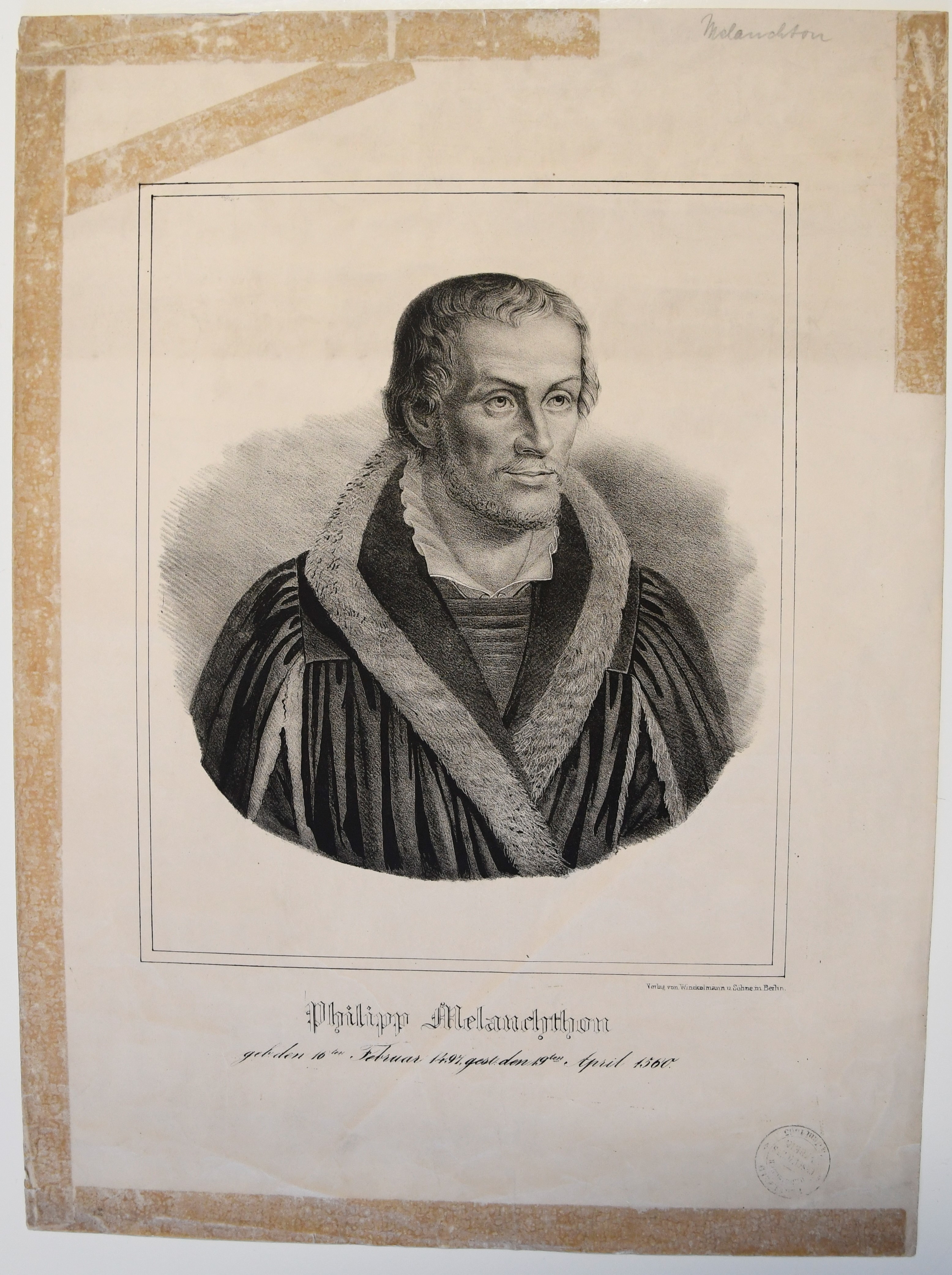 Philipp Melanchton ((C) Sammlung Bergischer Geschichtsverein e.V. CC BY-NC)