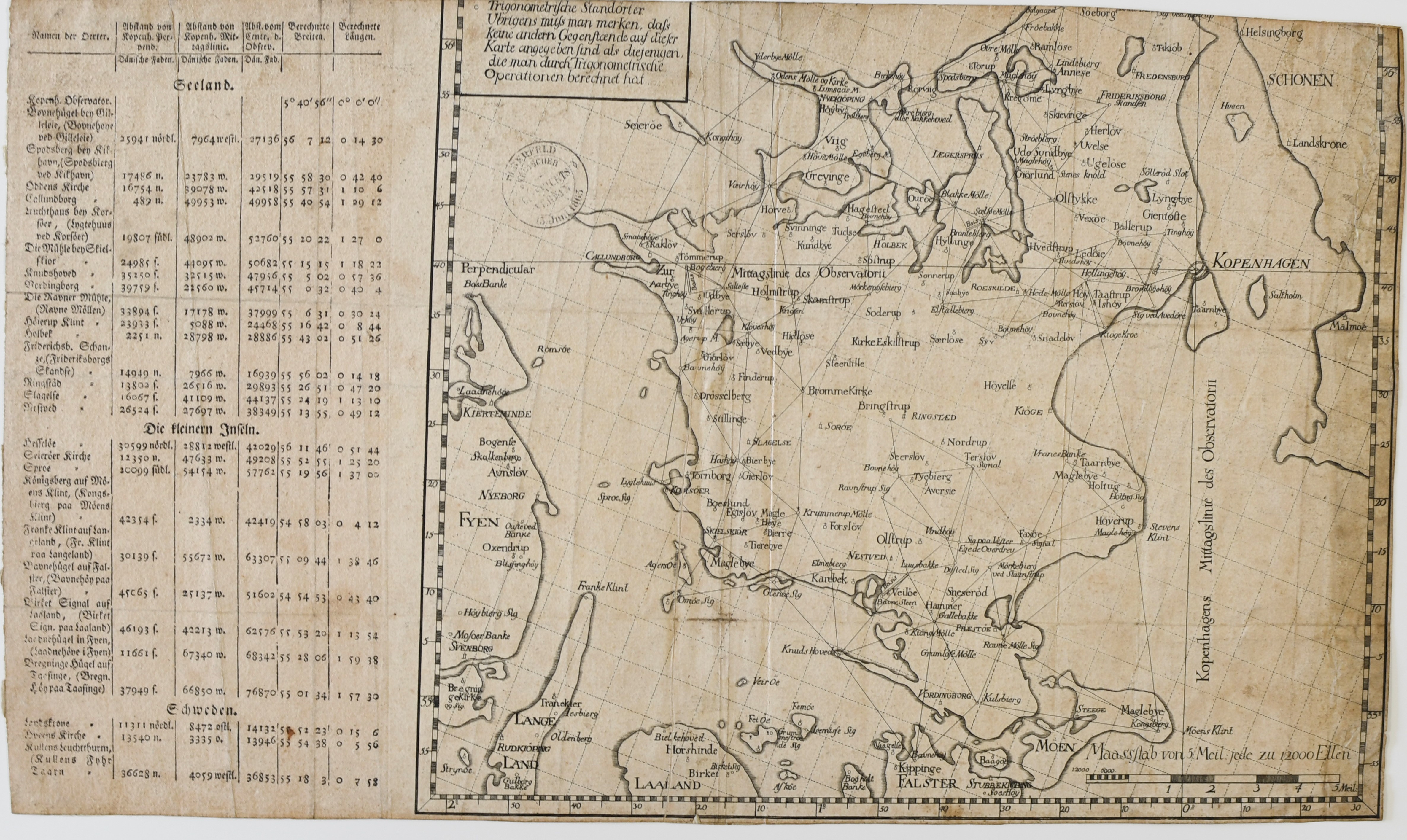 Karte Seeland ((C) Sammlung Bergischer Geschichtsverein e.V. CC BY-NC)