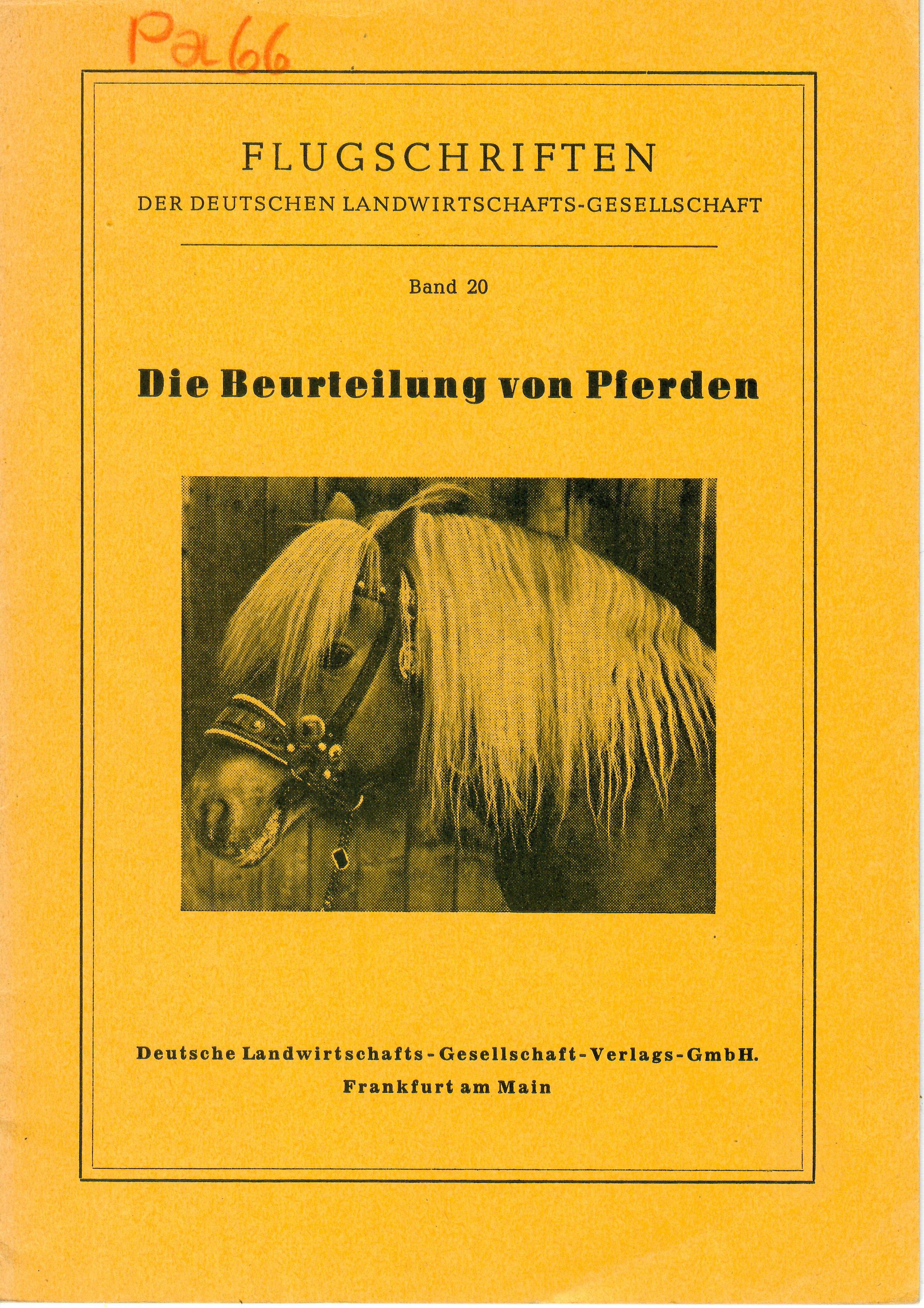 Die Beurteilung von Pferden (Kulturzentrum Sinsteden des Rhein-Kreises Neuss RR-R)