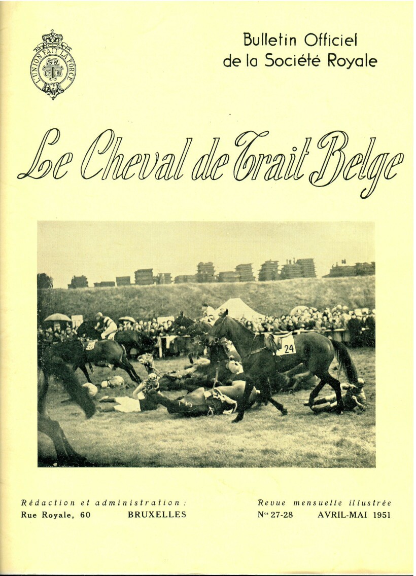 Le Cheval de trait belge 1951 (Herausgeber RR-R)