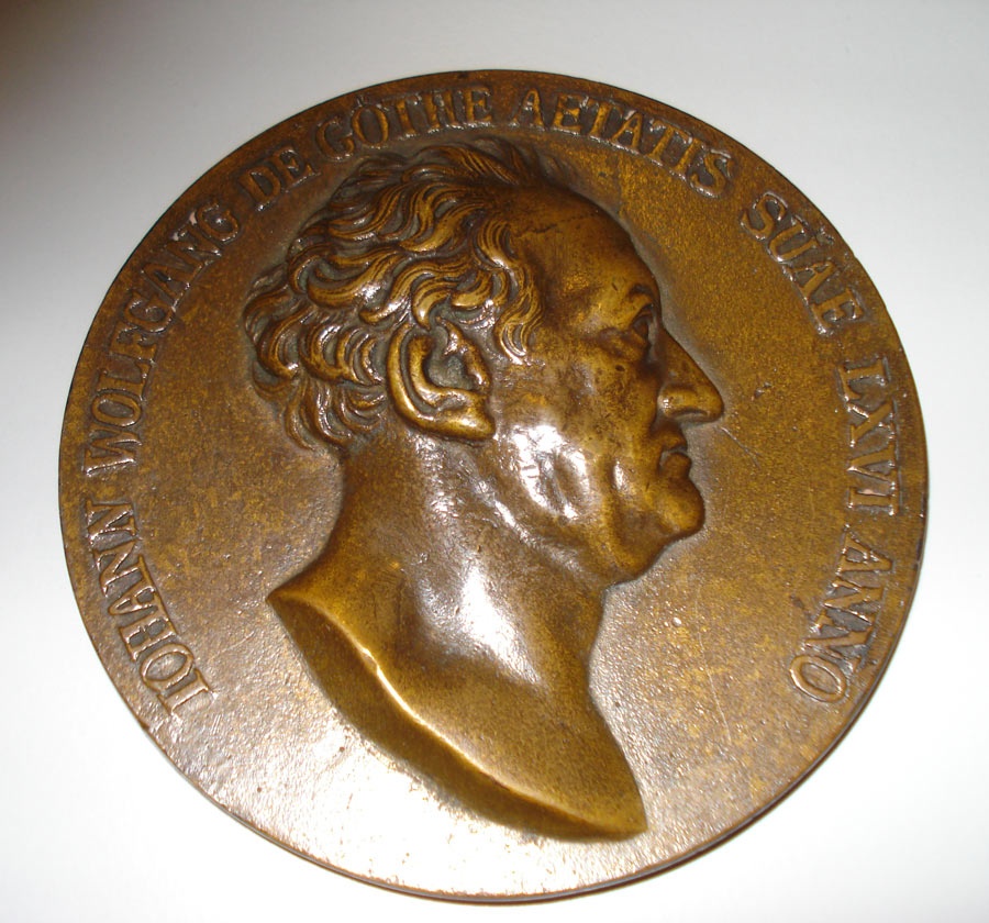 Goethe-Medaille von Gottfried Schadow (Goethe-Museum Düsseldorf CC BY-NC-SA)