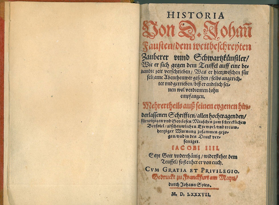 Historia von D. Johann Fausten (Goethe-Museum Düsseldorf CC BY-NC-SA)