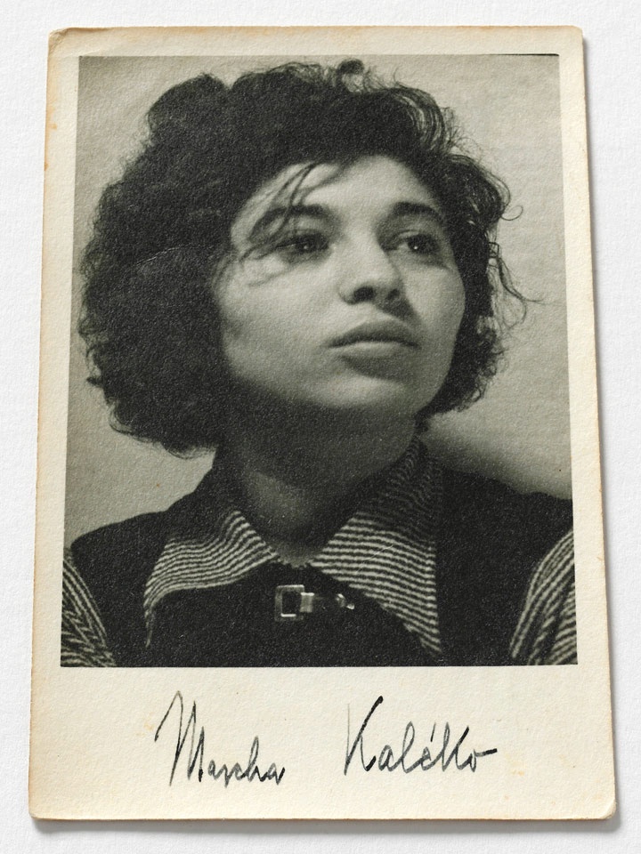 Portraitpostkarte: Mascha Kaléko (Kunstmuseum Solingen RR-F)