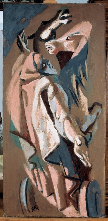 Hans Nathan Feibusch: Elias Himmelfahrt, 1936 (Kunstmuseum Solingen RR-F)
