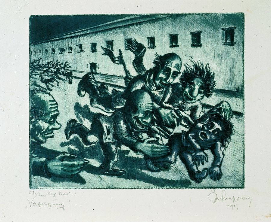 Franz Graf Schaffgotsch: Verfolgung, 1929 (Kunstmuseum Solingen RR-F)