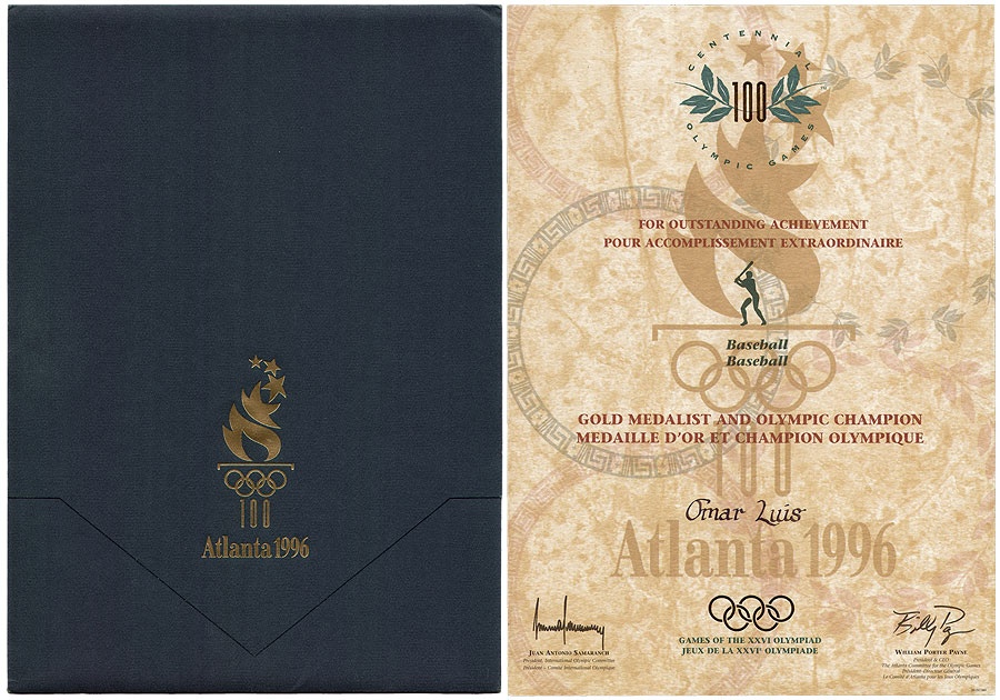 Siegerdiplom | Spiele der XXVI. Olympiade - 1996, Atlanta (Deutsches Sport & Olympia Museum CC BY-NC-SA)