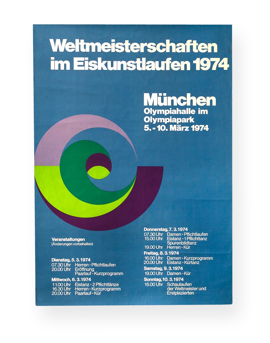 Weltmeisterschaften im Eiskunstlaufen - 1974, München (Gregor Baldrich | Deutsches Sport & Olympia Museum CC BY-NC-SA)