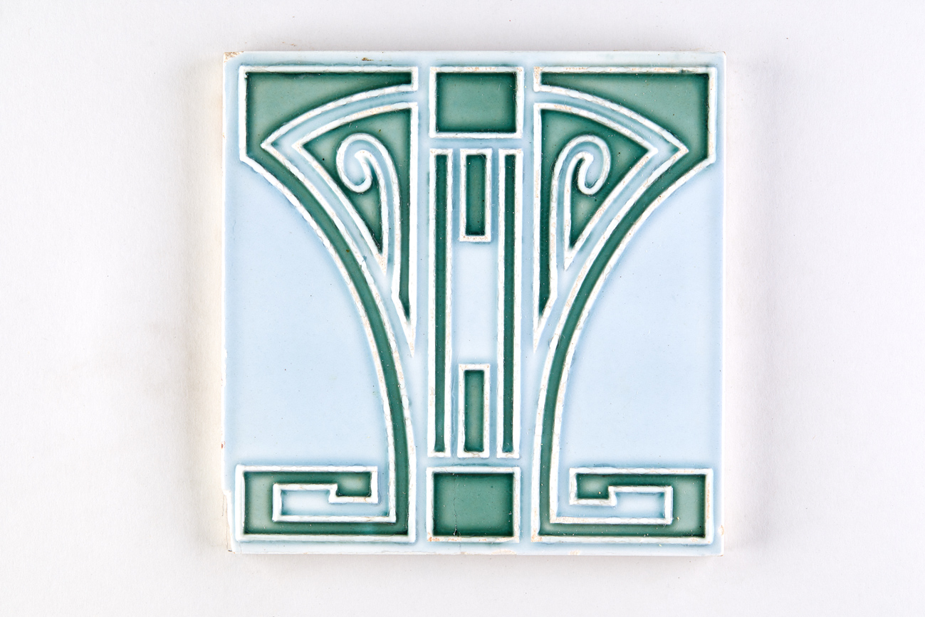 Geometrisch-abstraktes Motiv mit Bogenformen (KreisMuseum Zons CC BY-NC-SA)