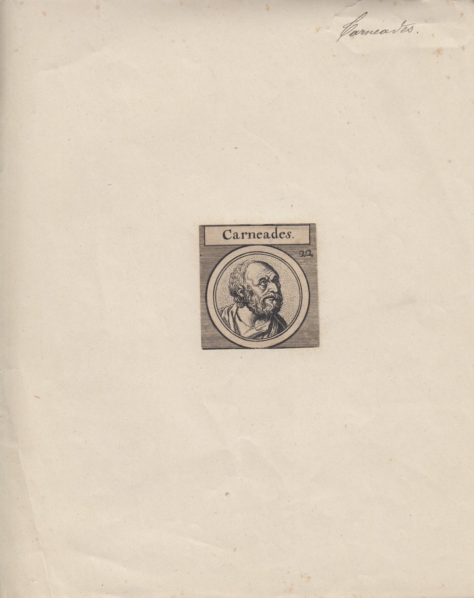 Carneades von Kyrene ((C) Sammlung Bergischer Geschichtsverein e.V. CC BY-NC)