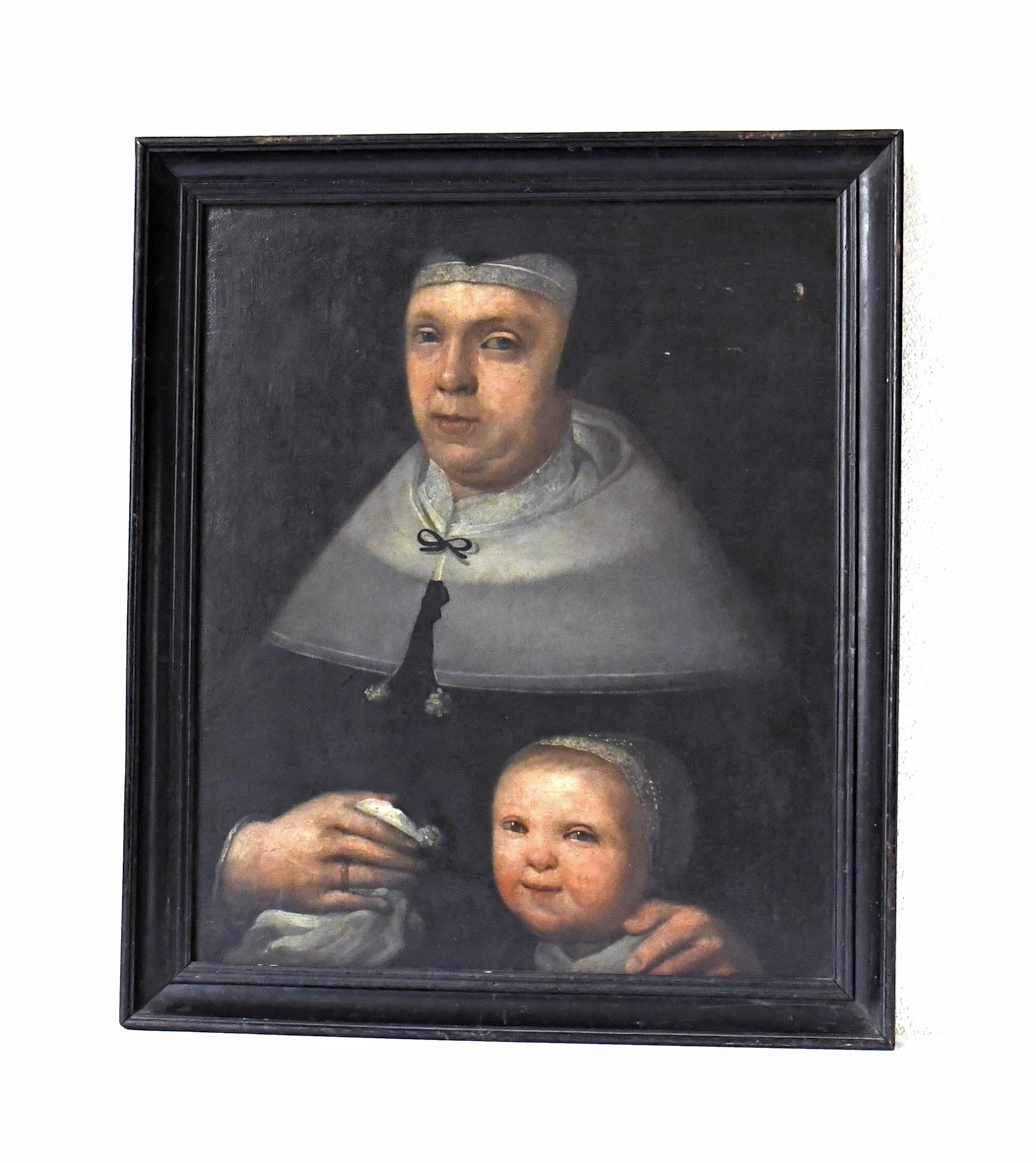 Dame mit Kind ((C) Sammlung Bergischer Geschichtsverein e.V. CC BY-NC)