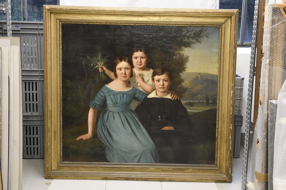 Drei Kinder der Familie Jung ((C) Sammlung Bergischer Geschichtsverein e.V. CC BY-NC)