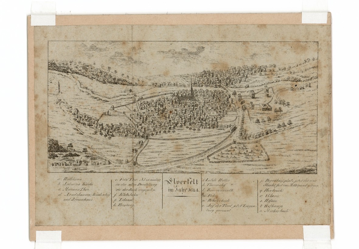 Elverfelt im Jahr 1684 ((C) Sammlung Bergischer Geschichtsverein e.V. CC BY-NC)