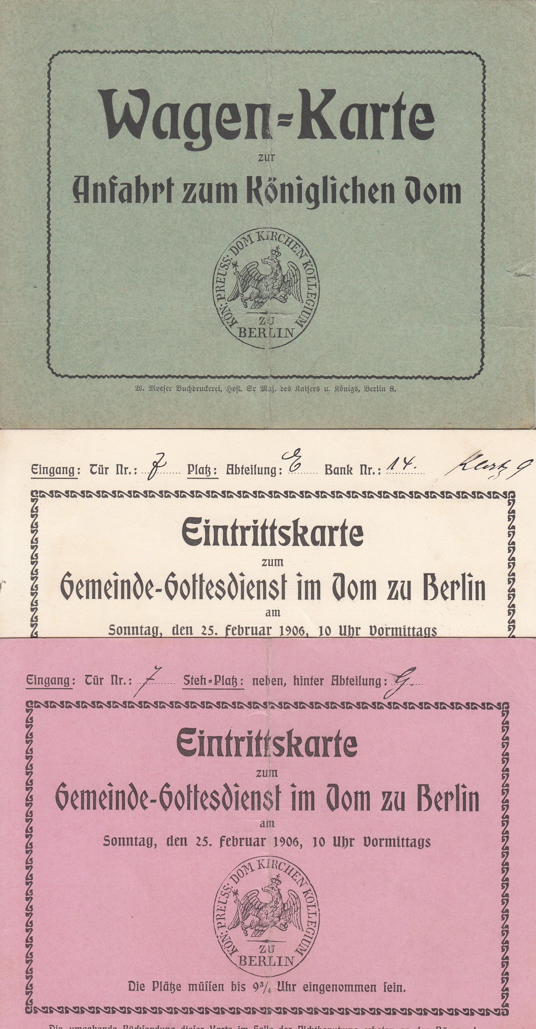 Verschiedene Dokumente 1 ((C) Sammlung Bergischer Geschichtsverein e.V. CC BY-NC)