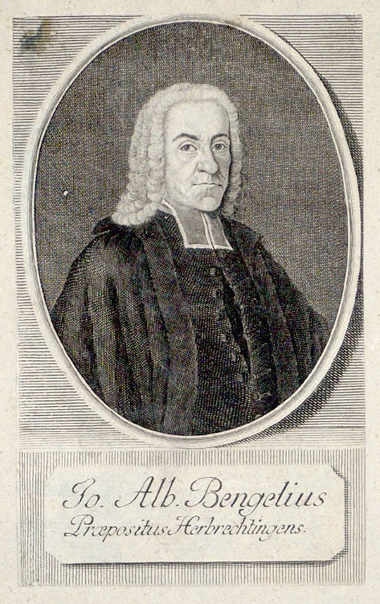 Jo. Alb. Bengelius Praepositus Herbrechtingens ((C) Sammlung Bergischer Geschichtsverein e.V. CC BY-NC)