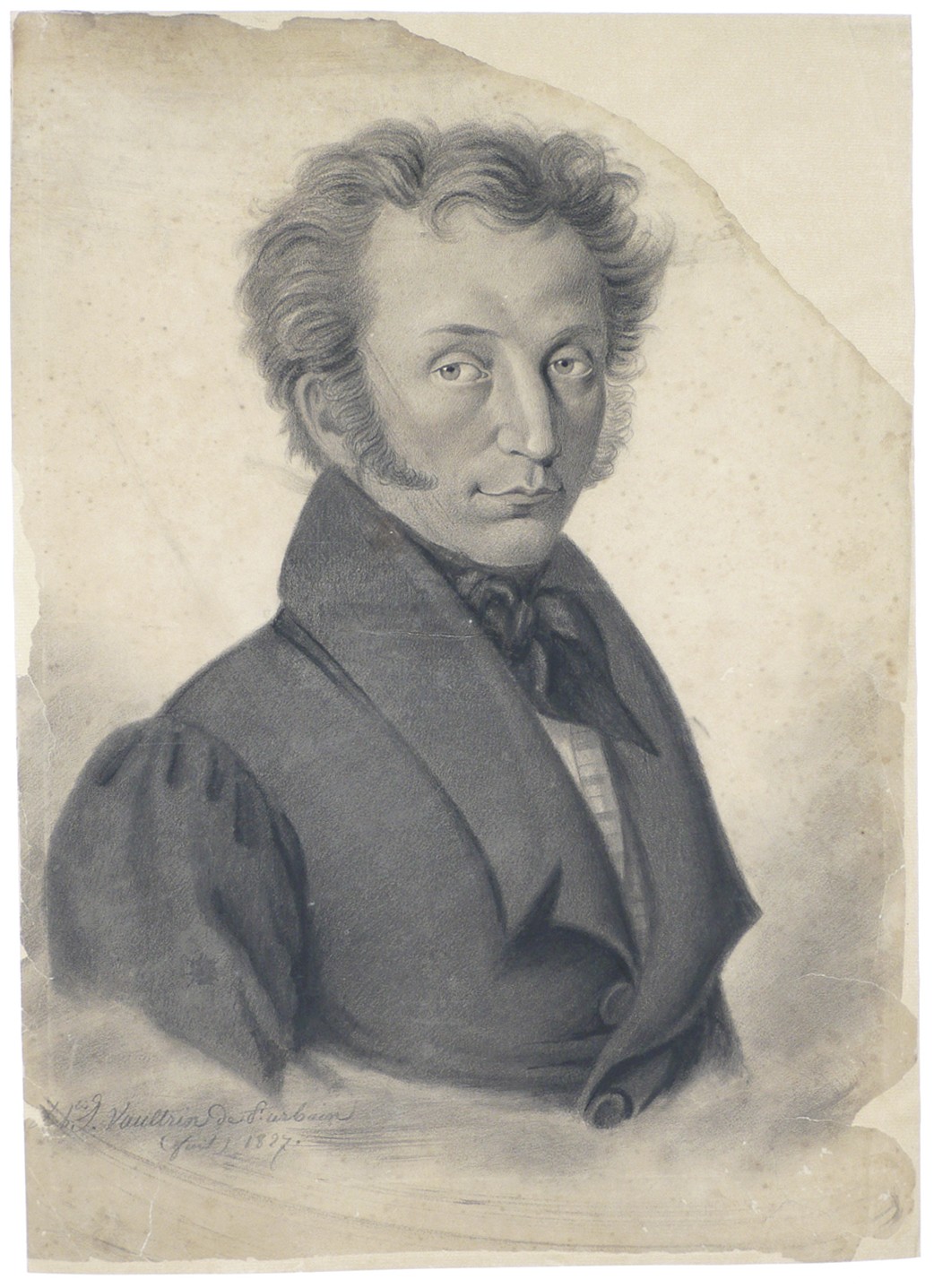 Portrait eines unbekannten Mannes [vmtl. Peter Caspar Nikolaus Egen] ((C) Sammlung Bergischer Geschichtsverein e.V. CC BY-NC)