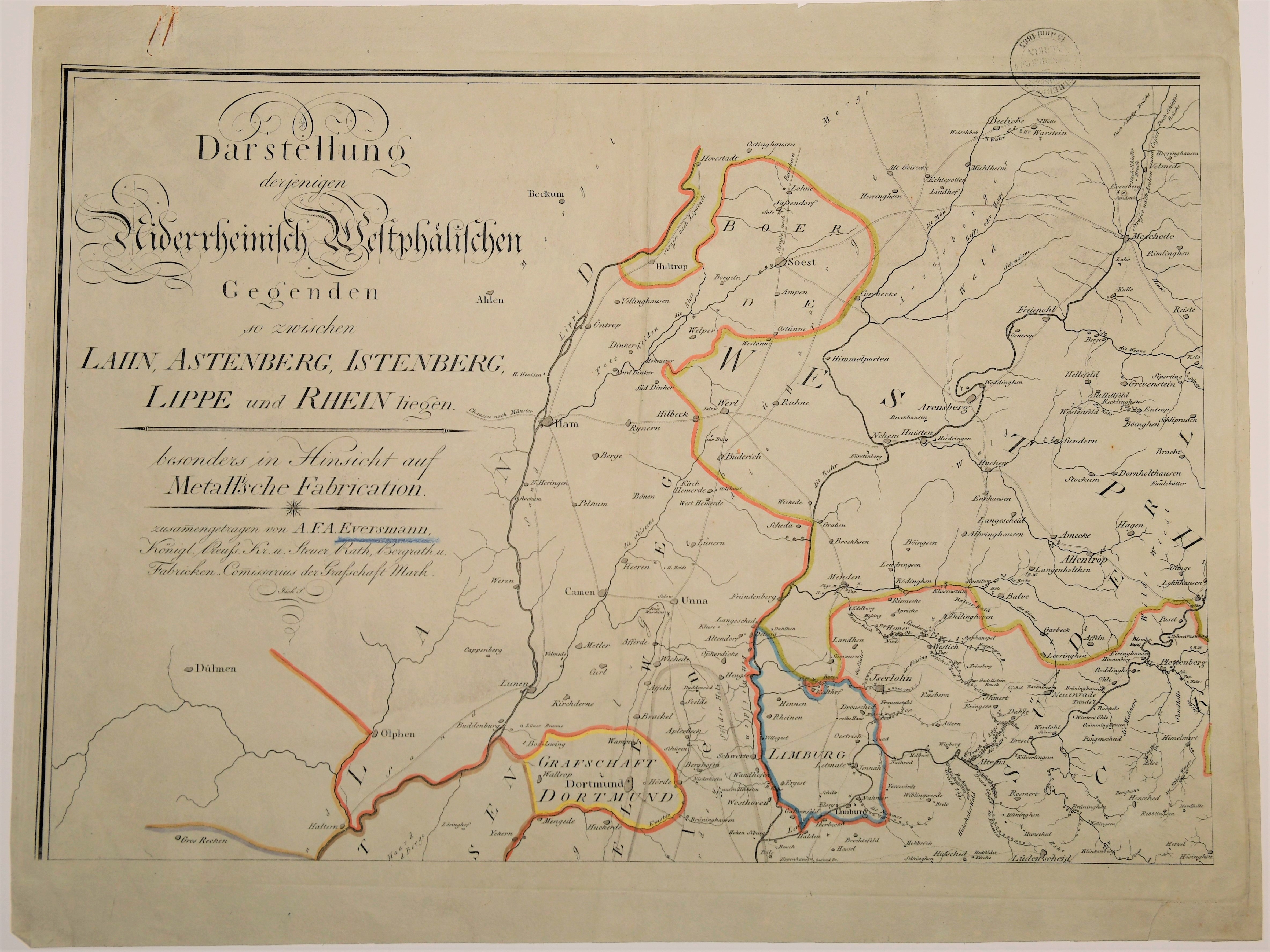 Darstellung derjenigen niderrheinisch westphälischen Gegenden ((C) Sammlung Bergischer Geschichtsverein e.V. CC BY-NC)