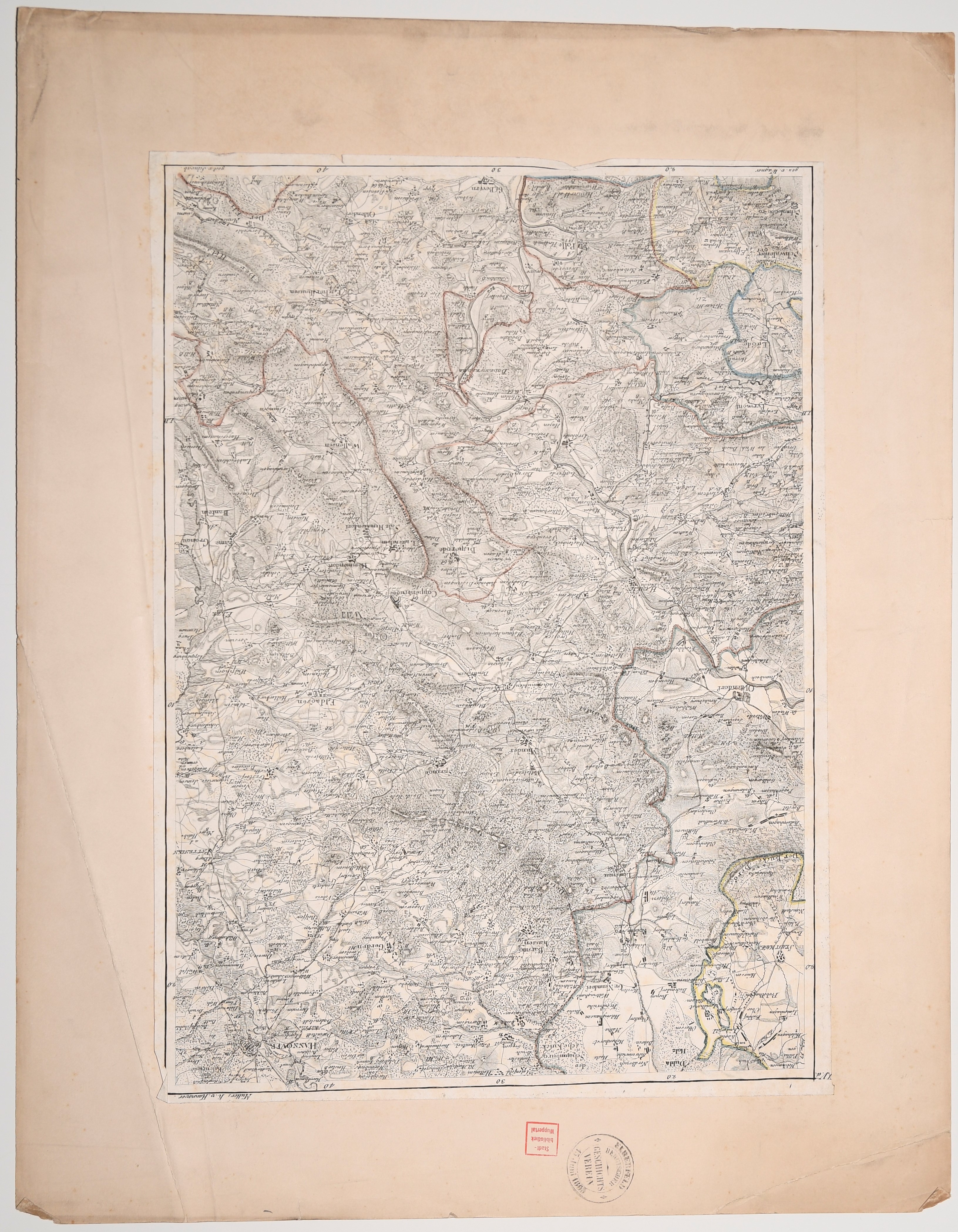 Karte Coppenbrügge und Umgebung ((C) Sammlung Bergischer Geschichtsverein e.V. CC BY-NC)