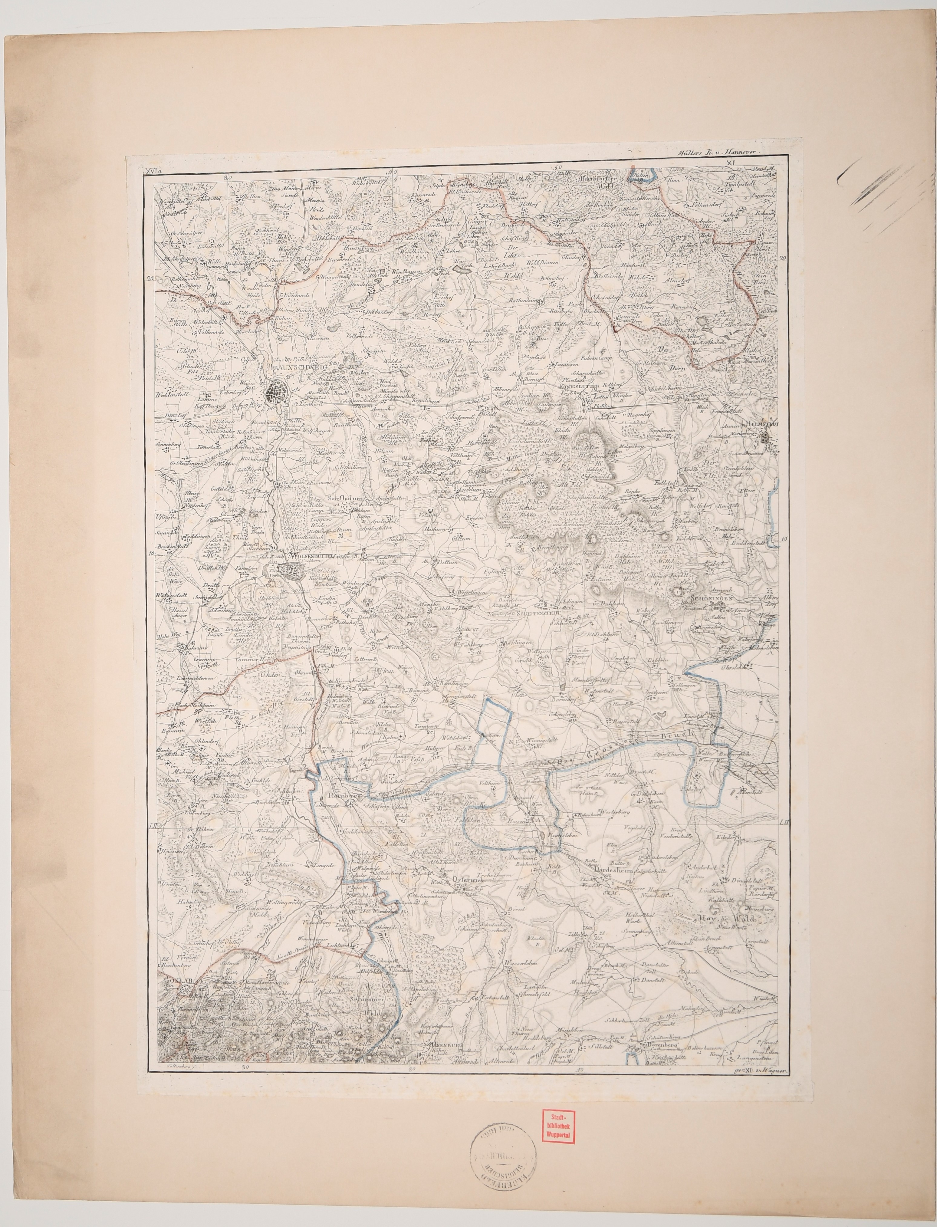 Karte Wolfenbüttel und Umgebung ((C) Sammlung Bergischer Geschichtsverein e.V. CC BY-NC)