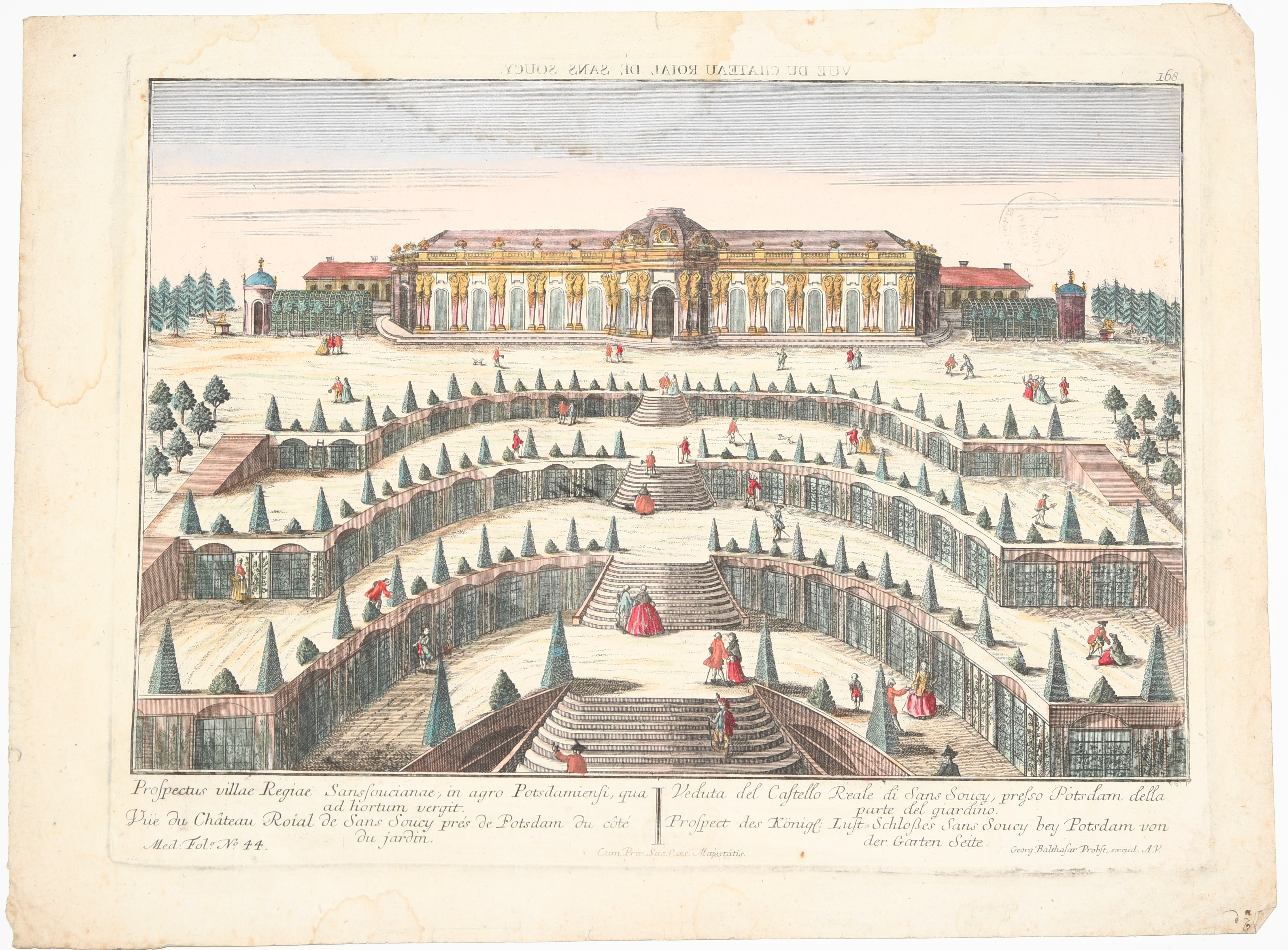 Vorderansicht Sanssouci ((C) Sammlung Bergischer Geschichtsverein e.V. CC BY-NC)
