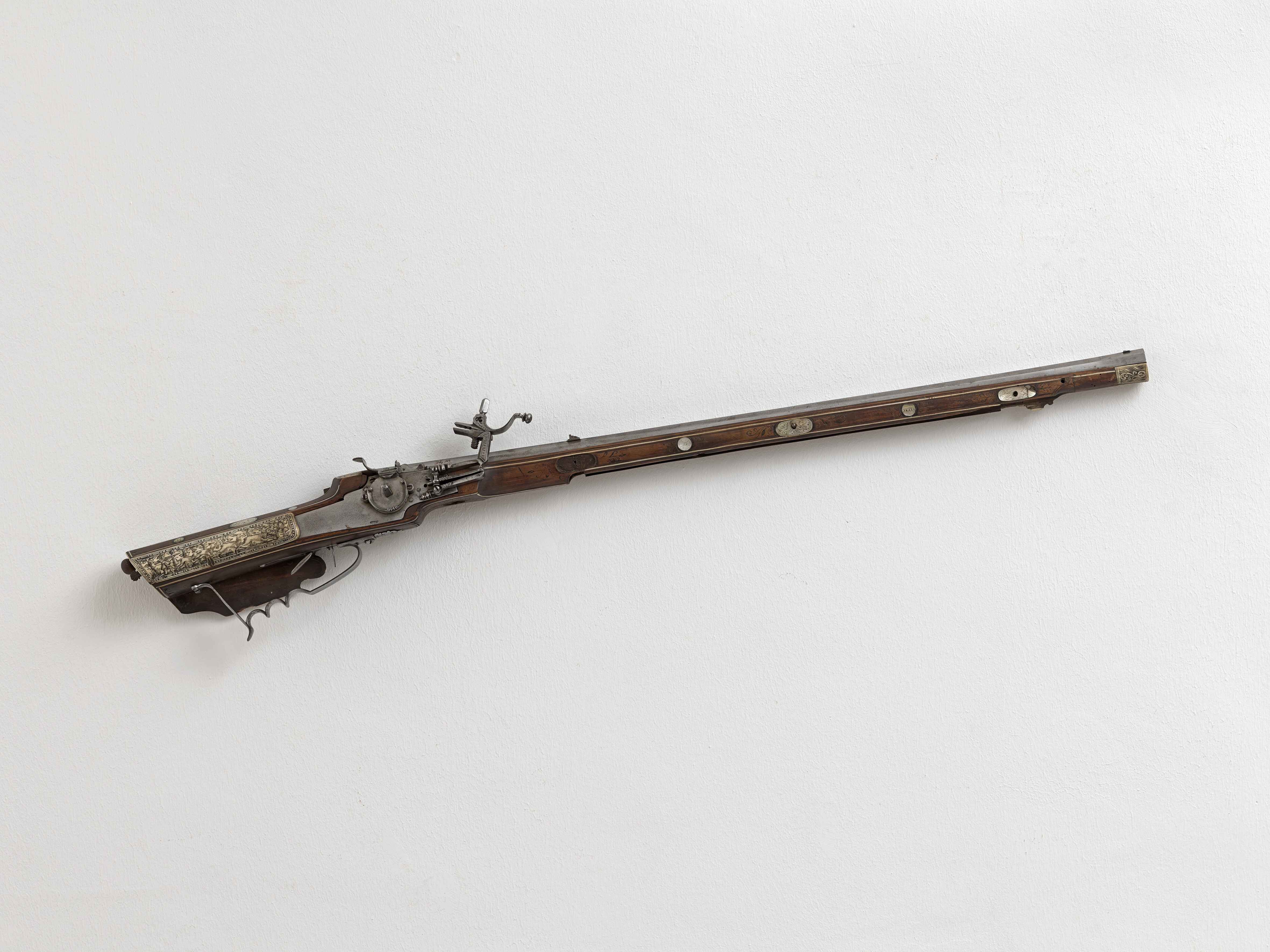 Radschlossgewehr mit Elfenbeineinlagen, um 1600 (Städtisches Museum Schloss Rheydt CC BY)