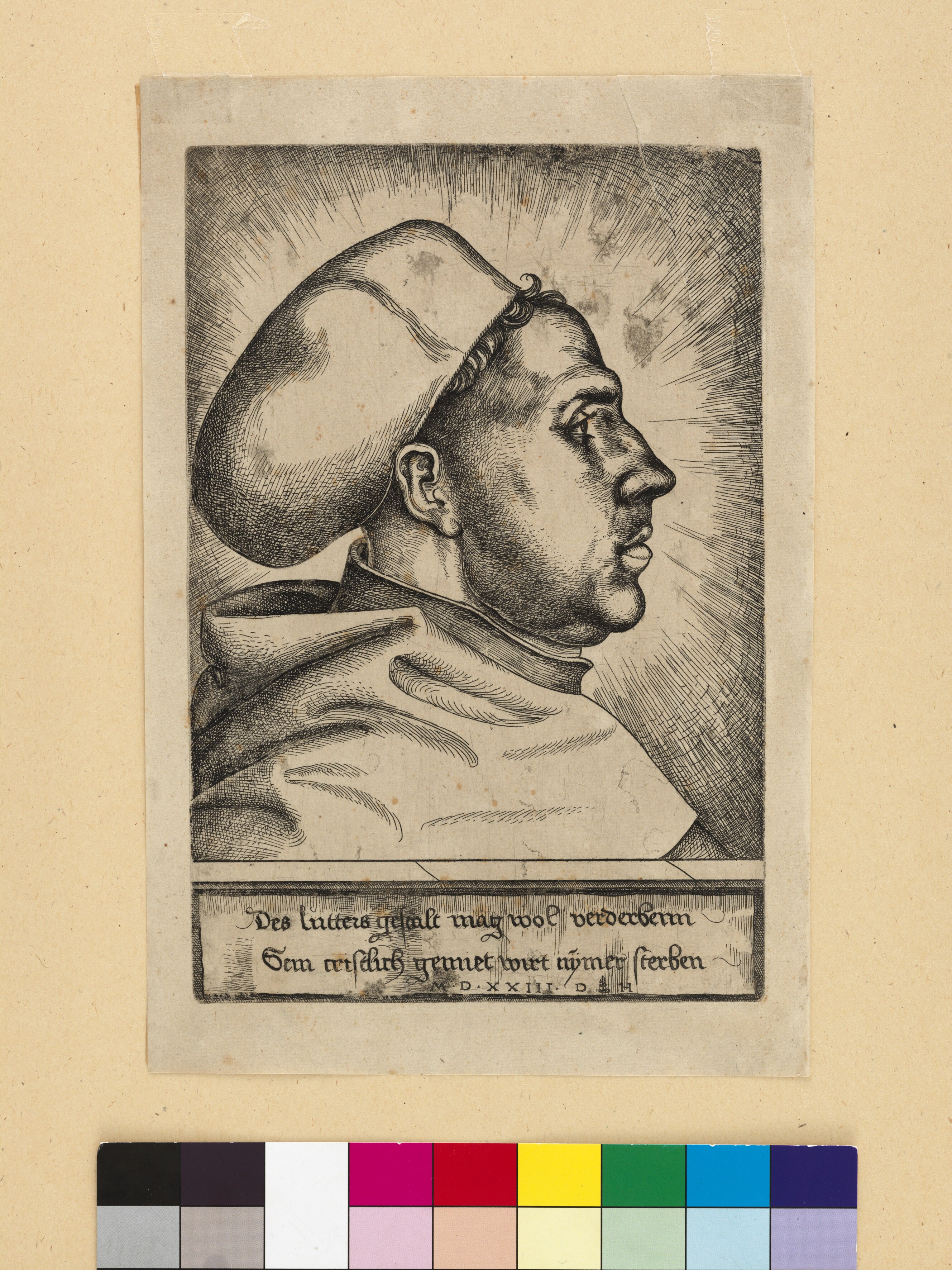 Marthin Luther, 1523 (Städtisches Museum Schloss Rheydt CC BY)