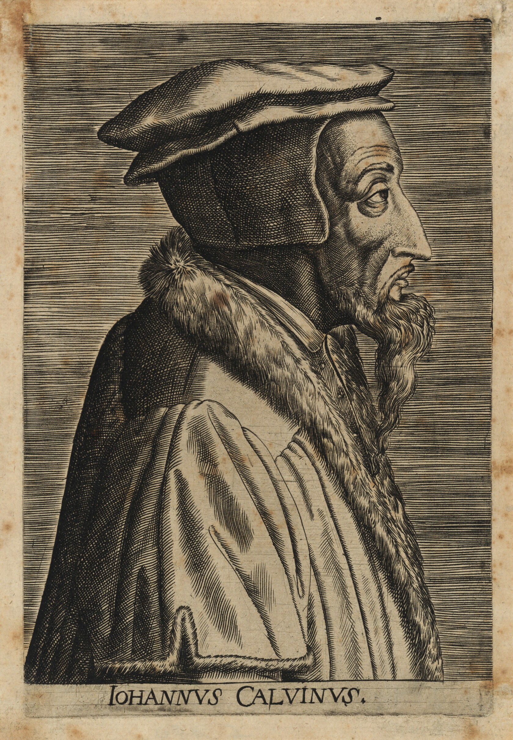 Johannes Calvin, um 1600 (Städtisches Museum Schloss Rheydt CC BY)