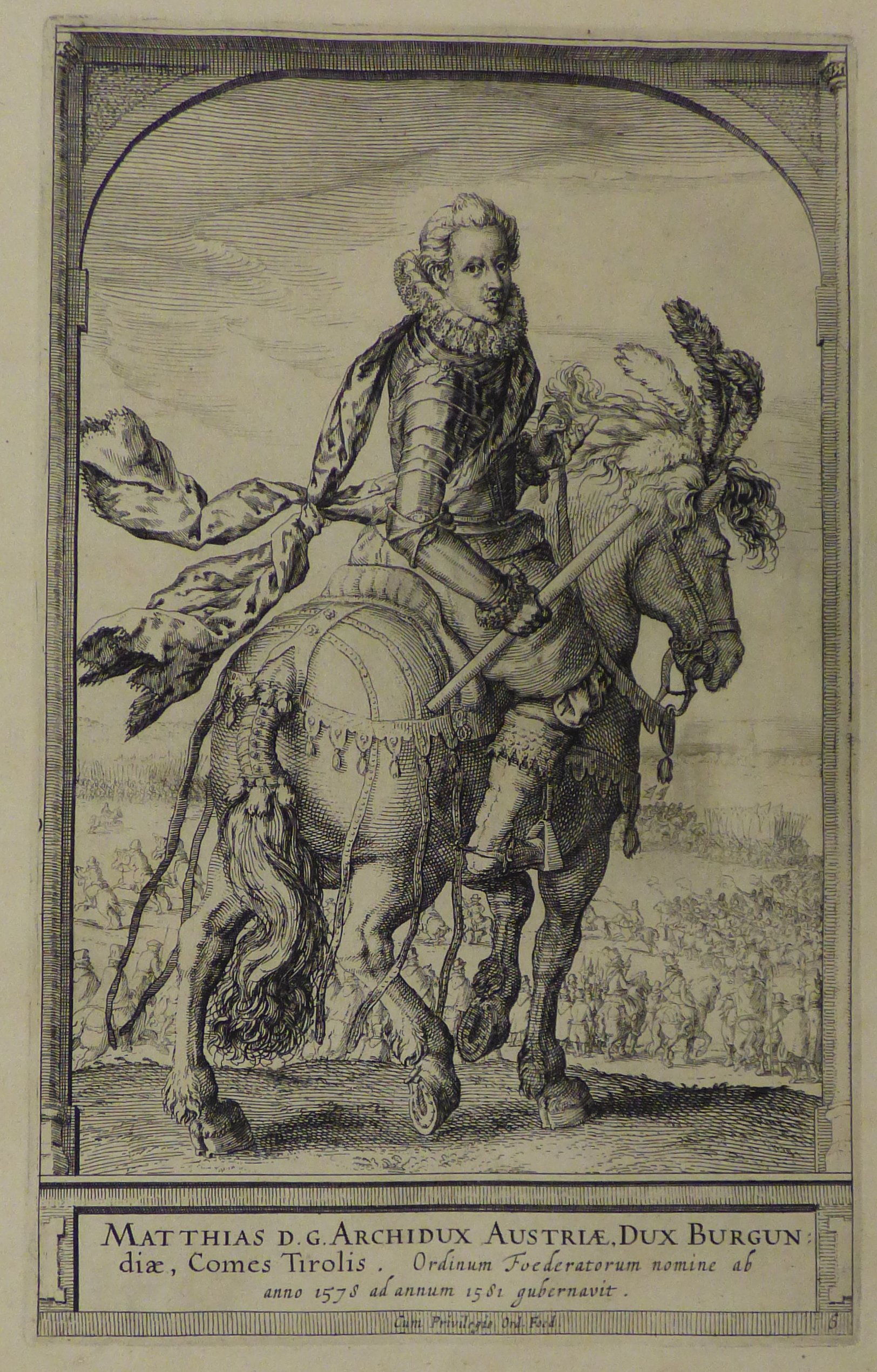 Matthias, späterer Kaiser, als Statthalter der Niederlande dargestellt, um 1620. (Städtisches Museum Schloss Rheydt CC BY)