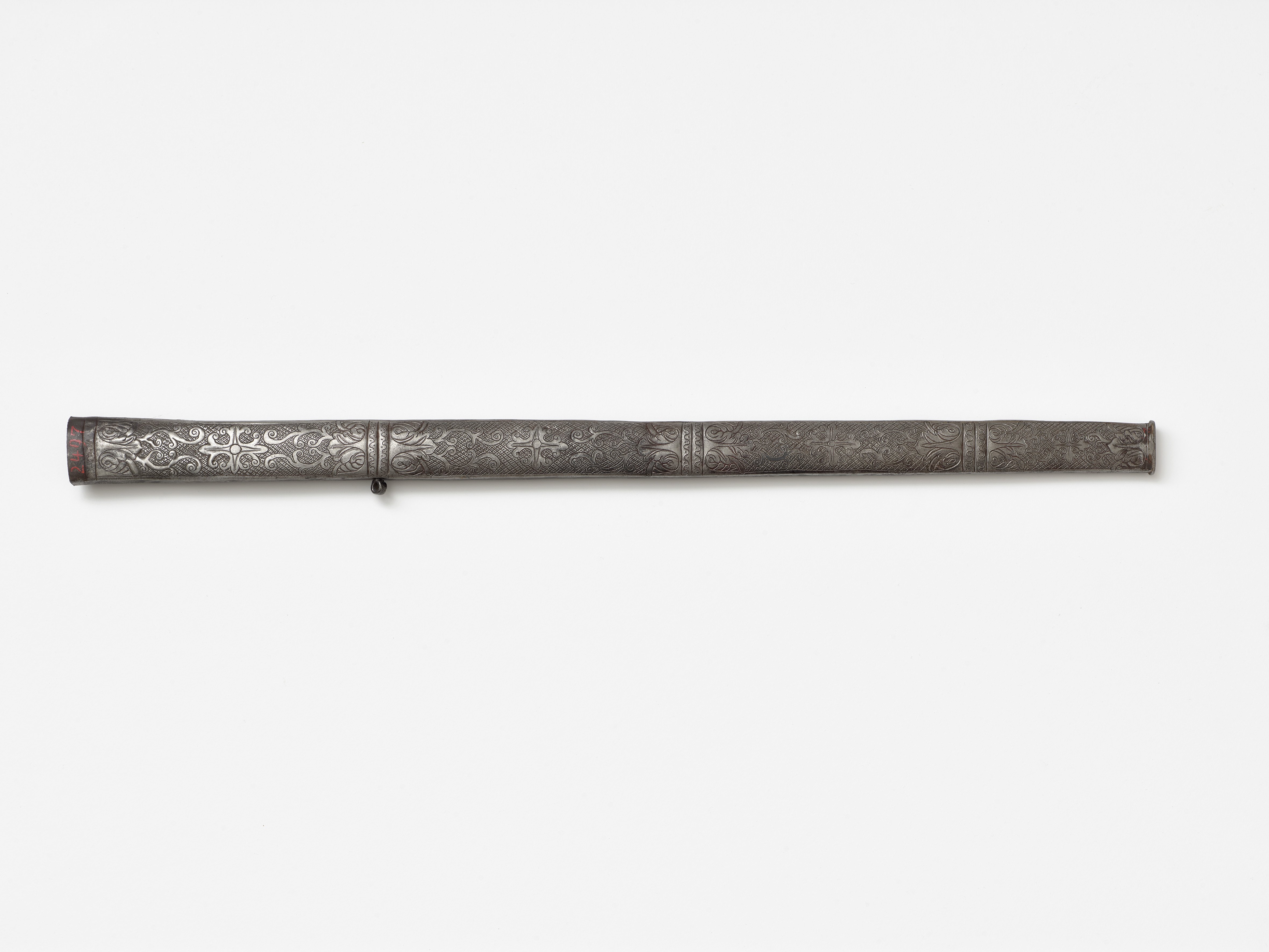 Verzierte Schwertscheide, 17. Jahrhundert (Städtisches Museum Schloss Rheydt CC BY)