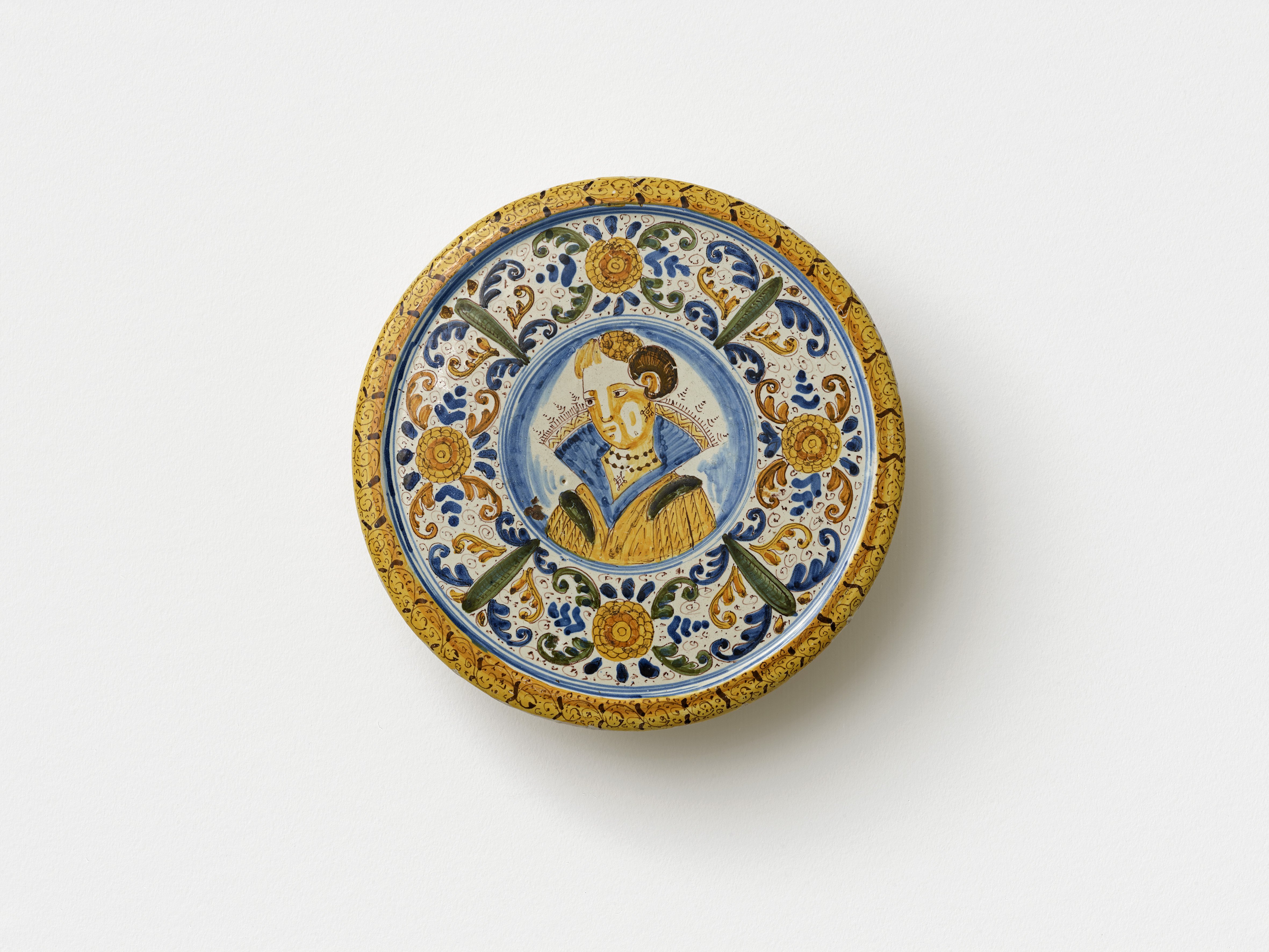 Fayence-Platte aus Delft, um 1600 (Städtisches Museum Schloss Rheydt CC BY)