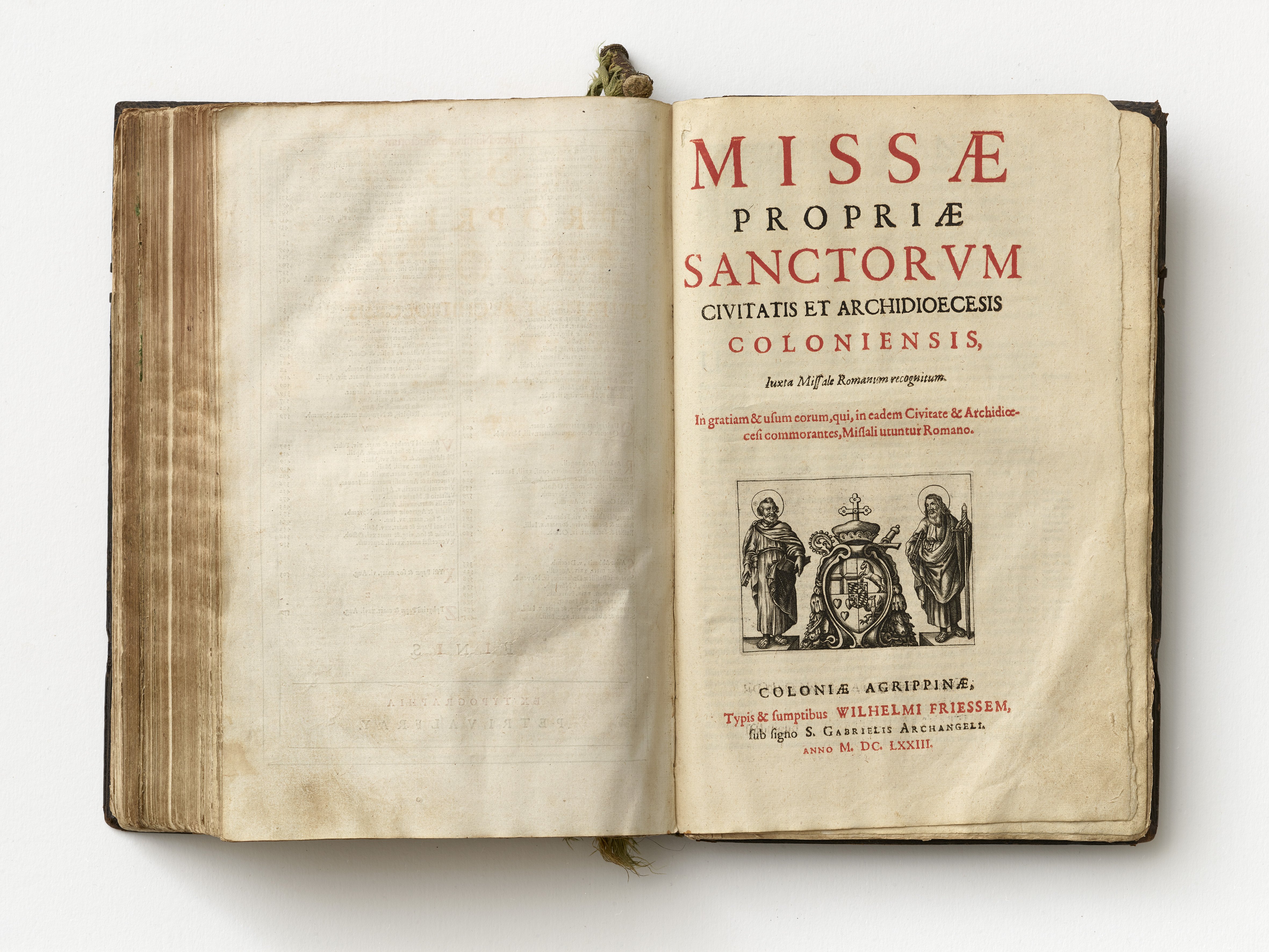 Römisches Messbuch, 1688 (Städtisches Museum Schloss Rheydt CC BY)
