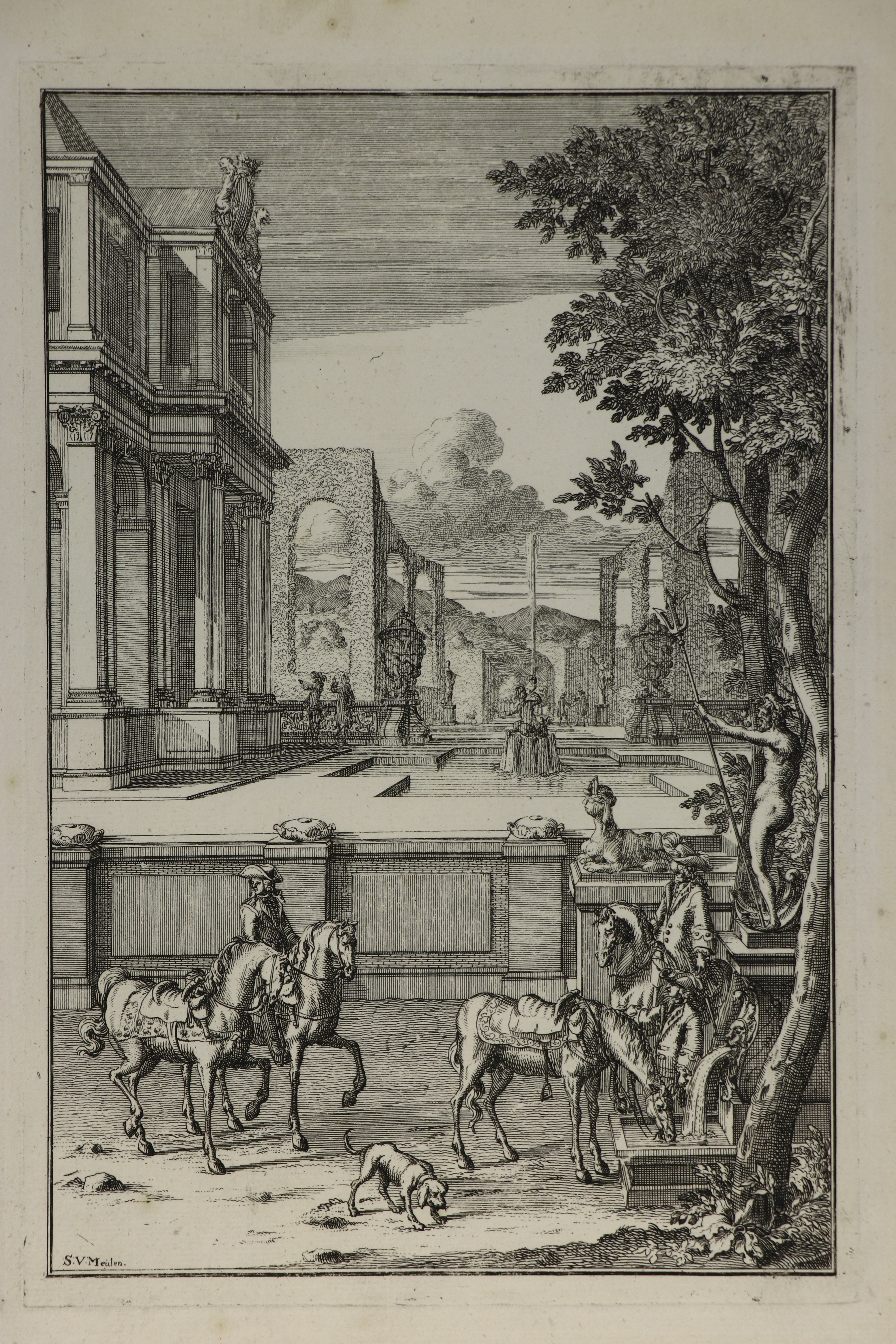 Reiter bei der Rast, van der Meulen, 1707 (Städtisches Museum Schloss Rheydt CC BY)