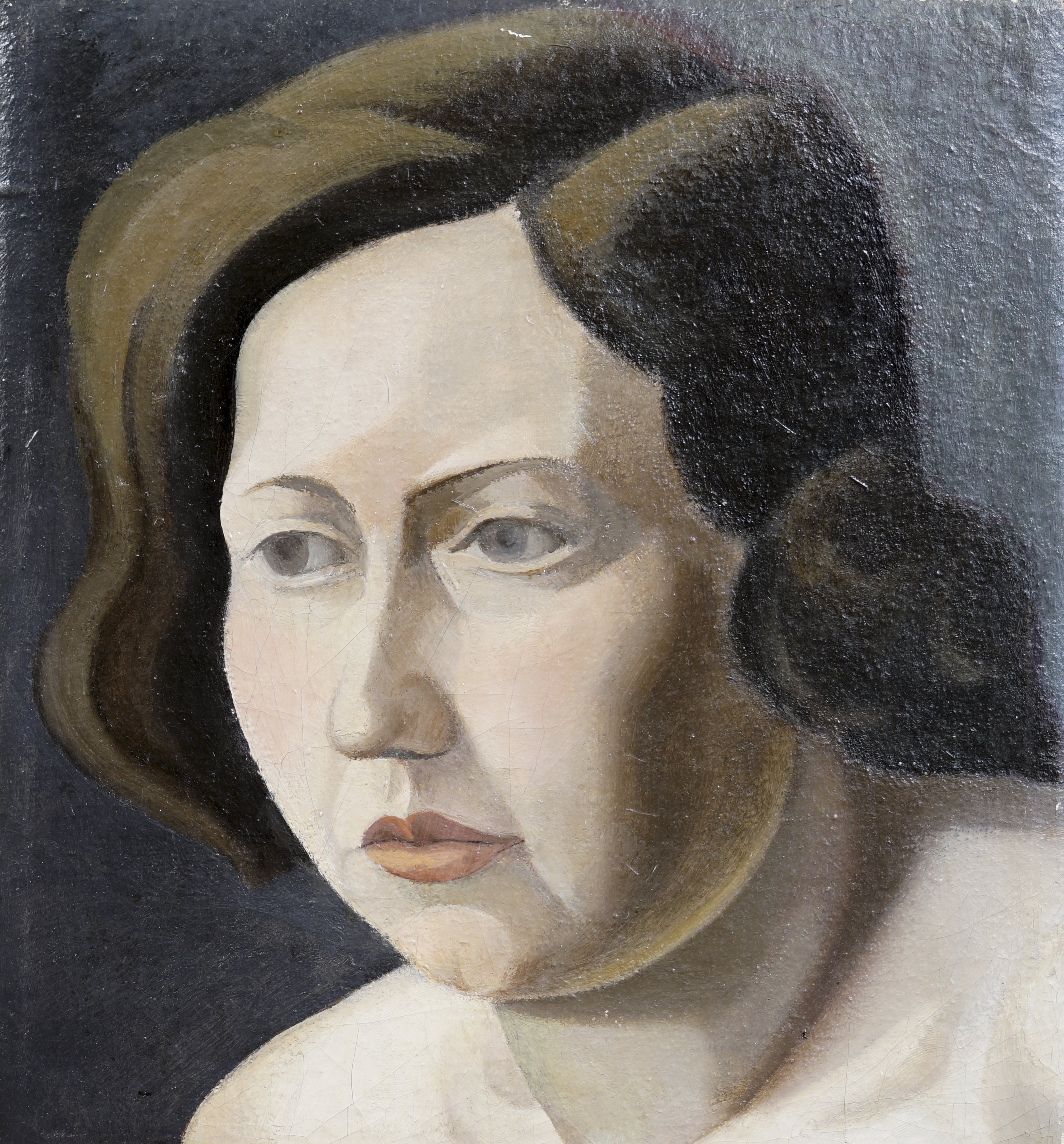 Preusse, August "Weibl. Portrait; 3/4 Profil" ((C) Kunstmuseum Solingen CC BY-NC)