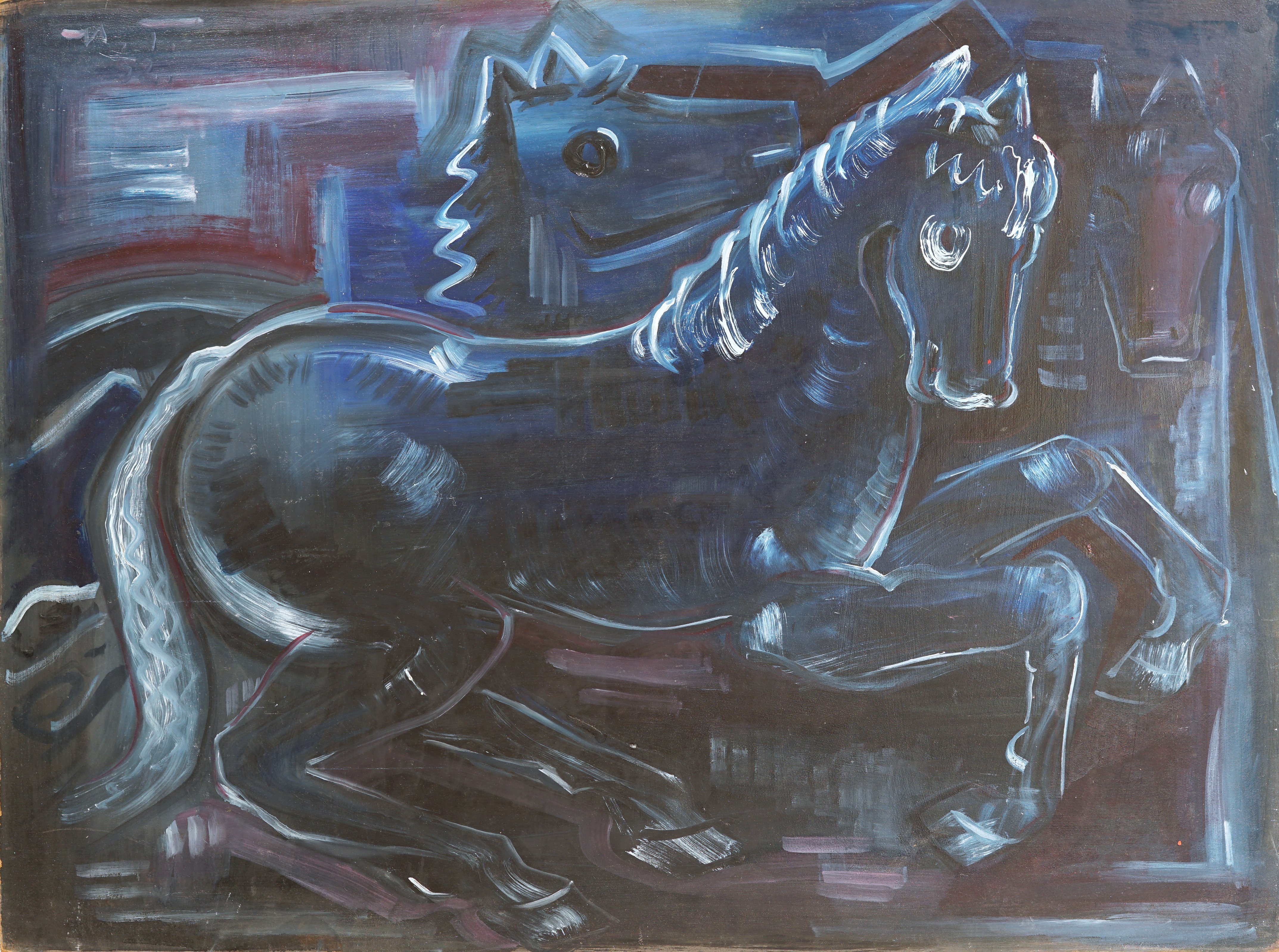 Tanck, Helge "Galoppierendes Pferd" ((C) Kunstmuseum Solingen CC BY-NC)