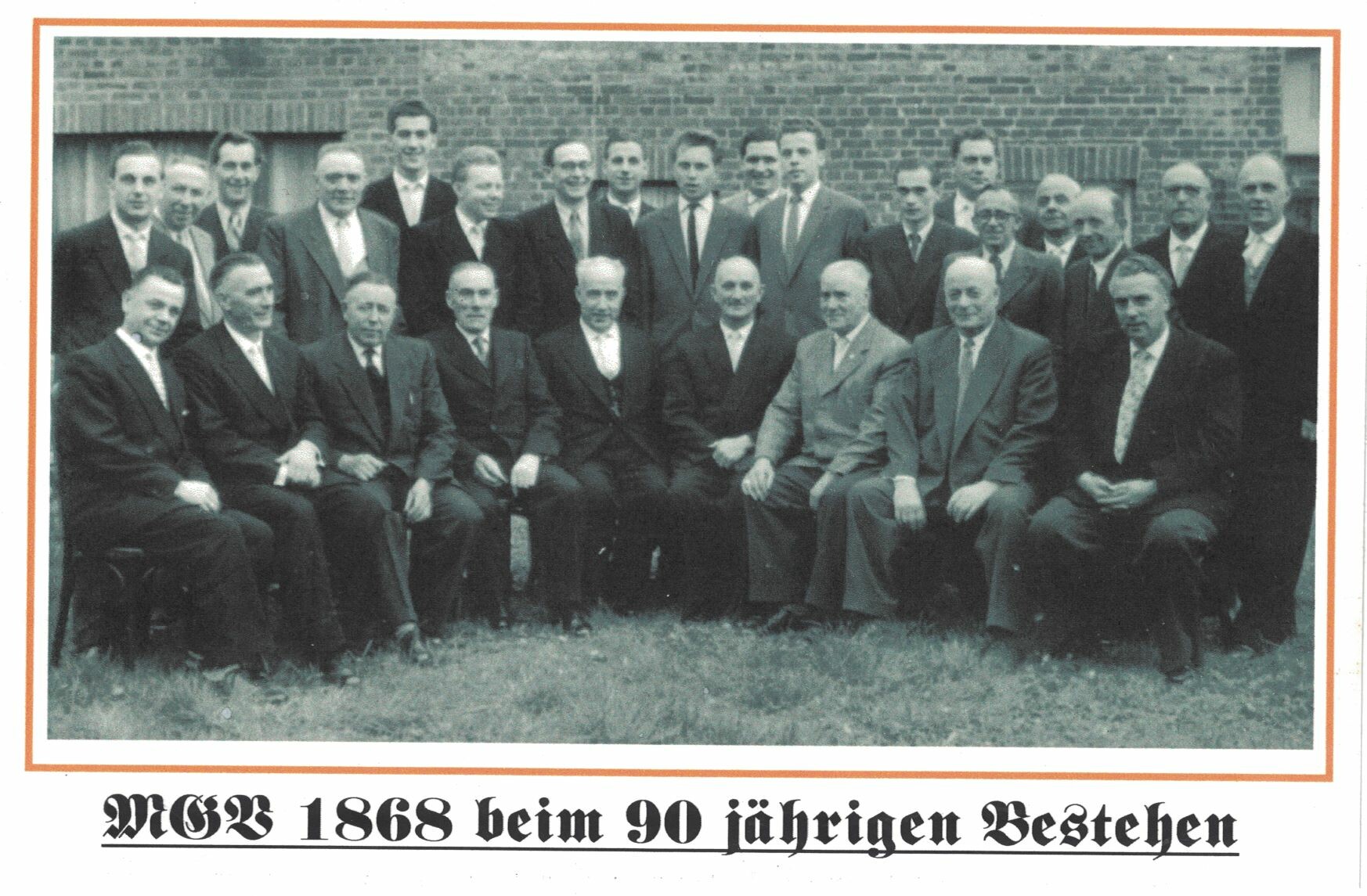 Männergesangverein von 1868 beim 90-jährigen Bestehen (Lutz Hujer CC BY-NC-SA)